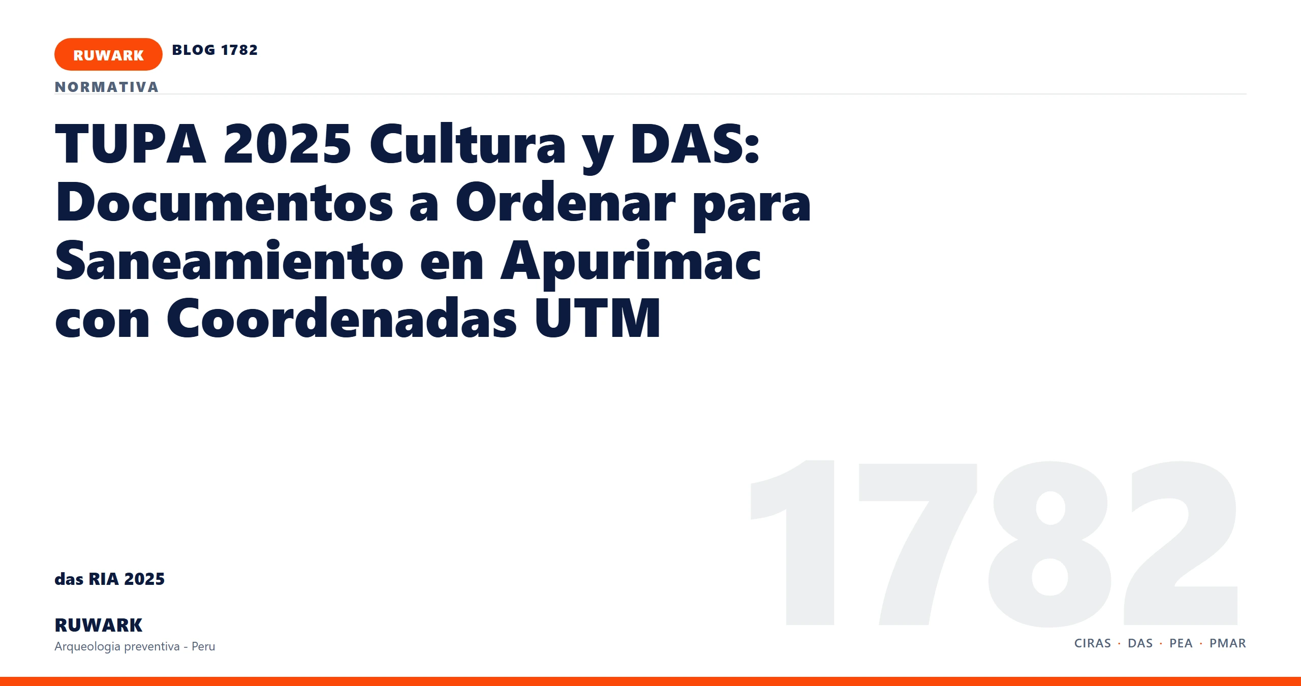infraestructura - RUWARK arqueologia preventiva Peru