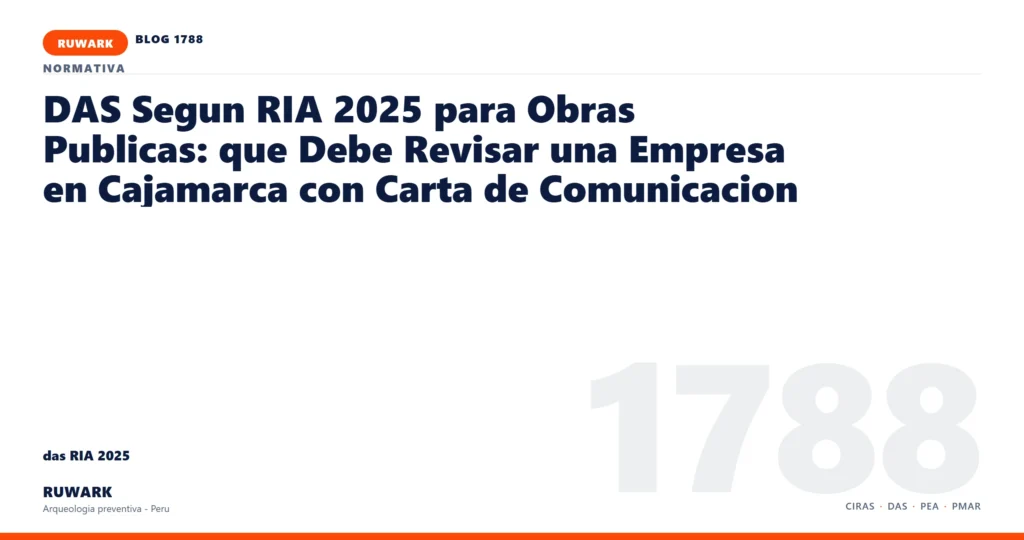 infraestructura - RUWARK arqueologia preventiva Peru