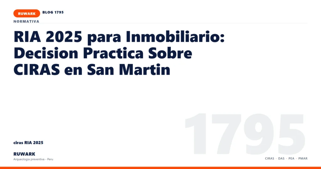 antecedentes - RUWARK arqueologia preventiva Peru