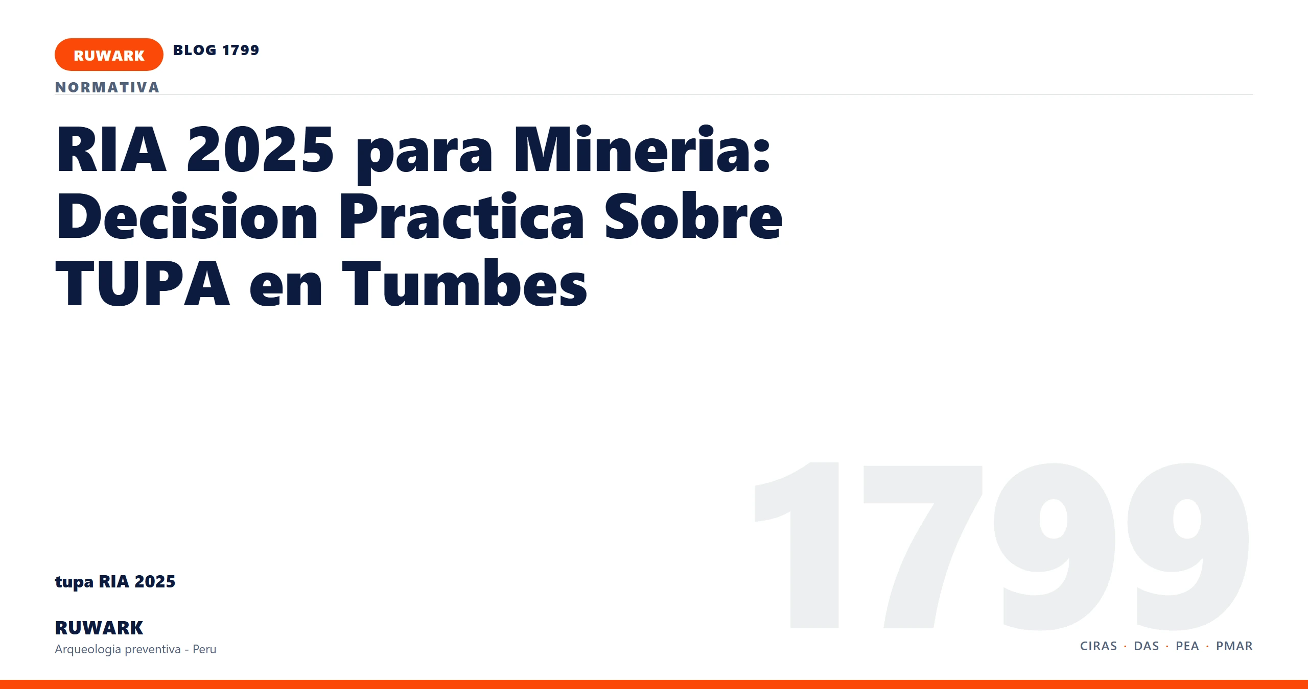 infraestructura - RUWARK arqueologia preventiva Peru