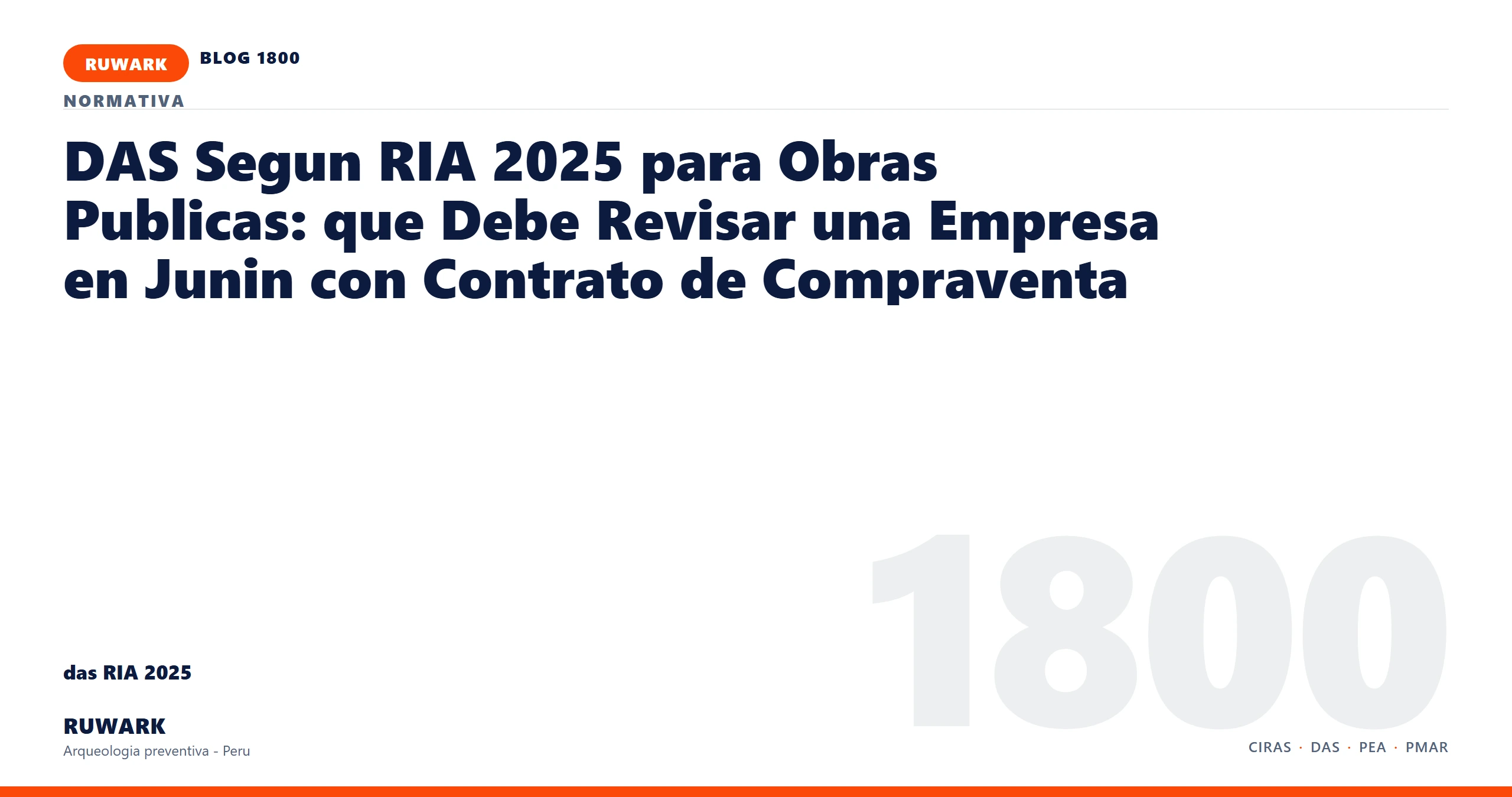 infraestructura - RUWARK arqueologia preventiva Peru