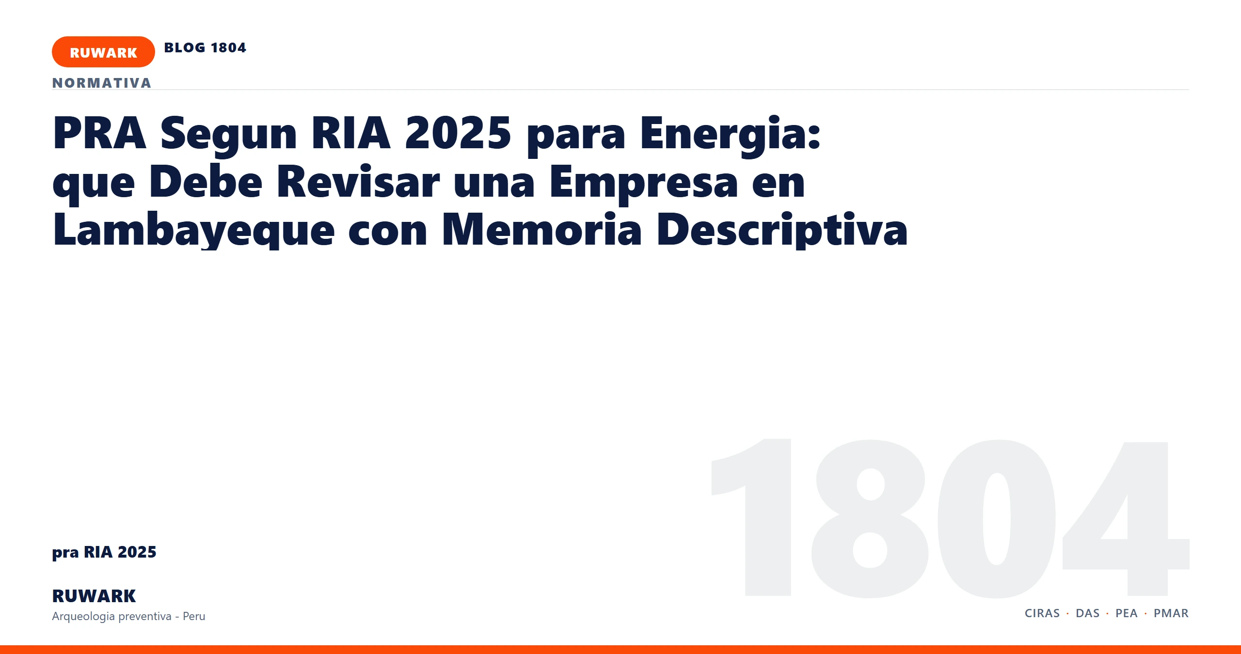 cambio - RUWARK arqueologia preventiva Peru