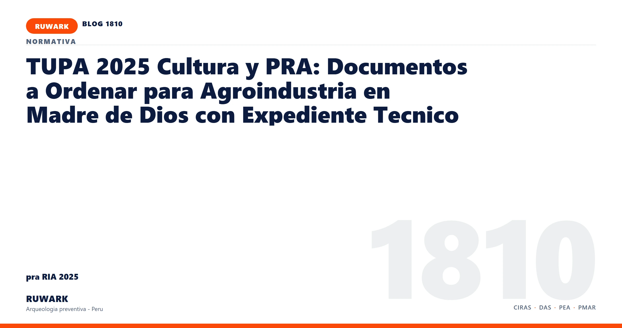 cambio - RUWARK arqueologia preventiva Peru