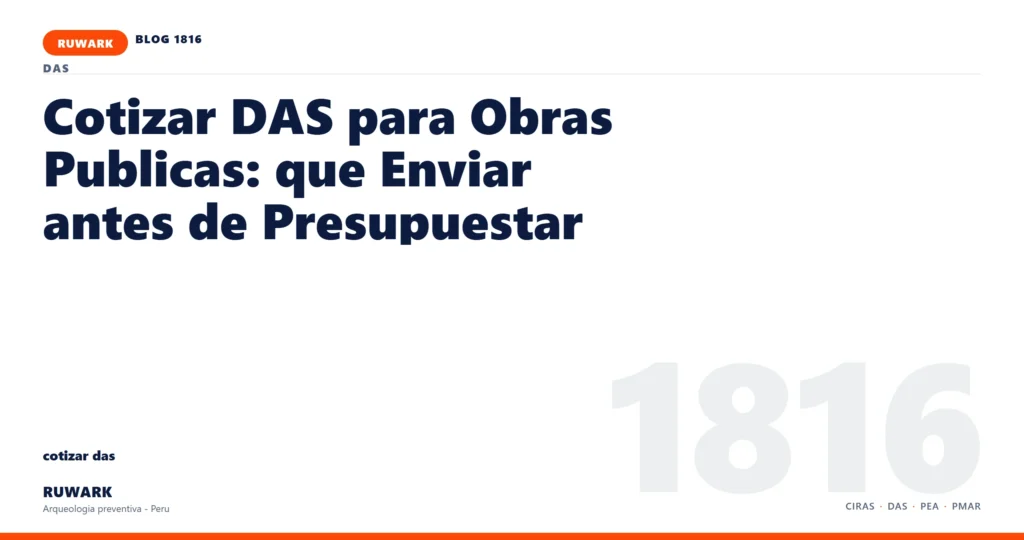 coordenadas - RUWARK arqueologia preventiva Peru