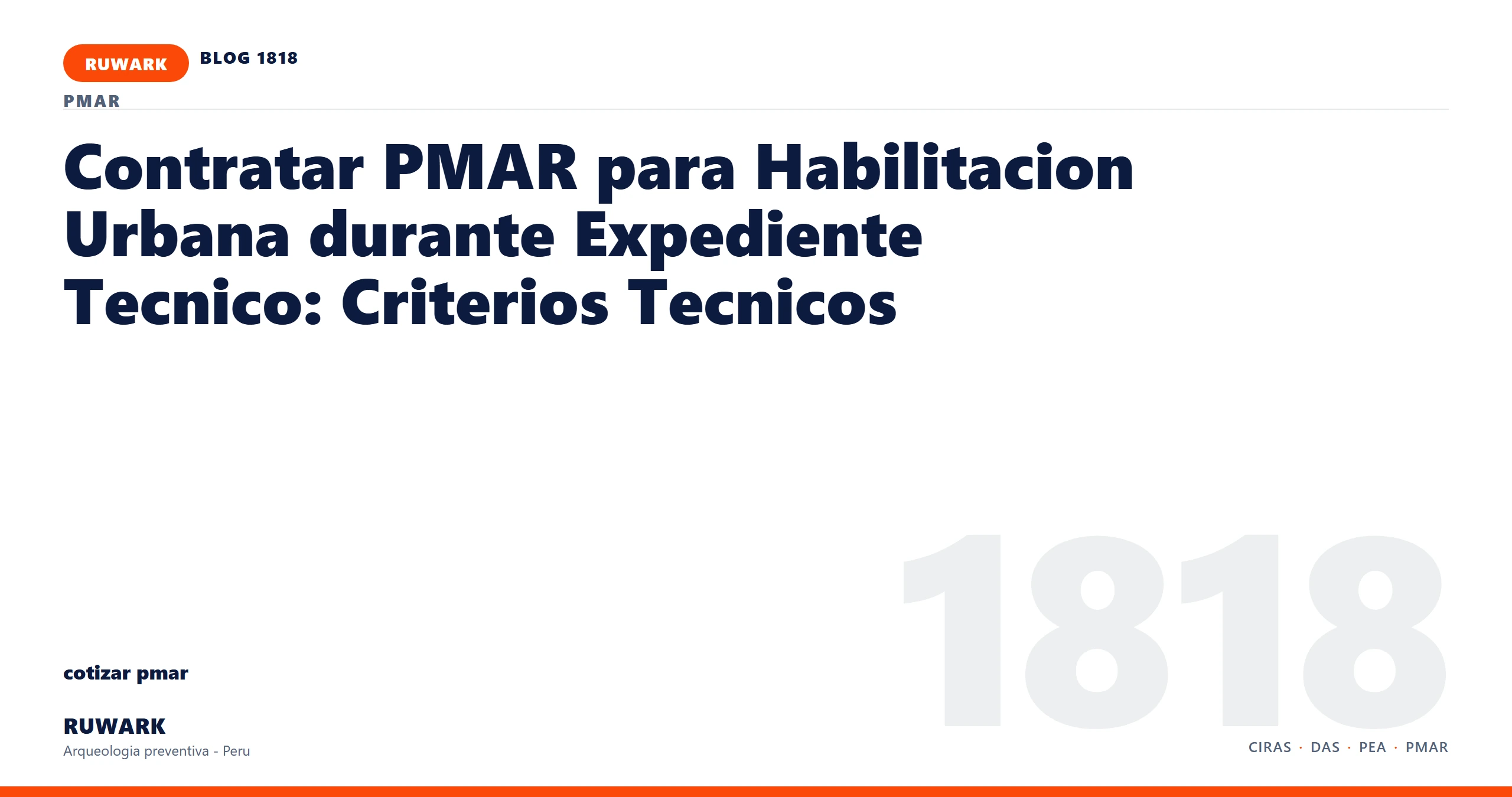 servidumbre - RUWARK arqueologia preventiva Peru