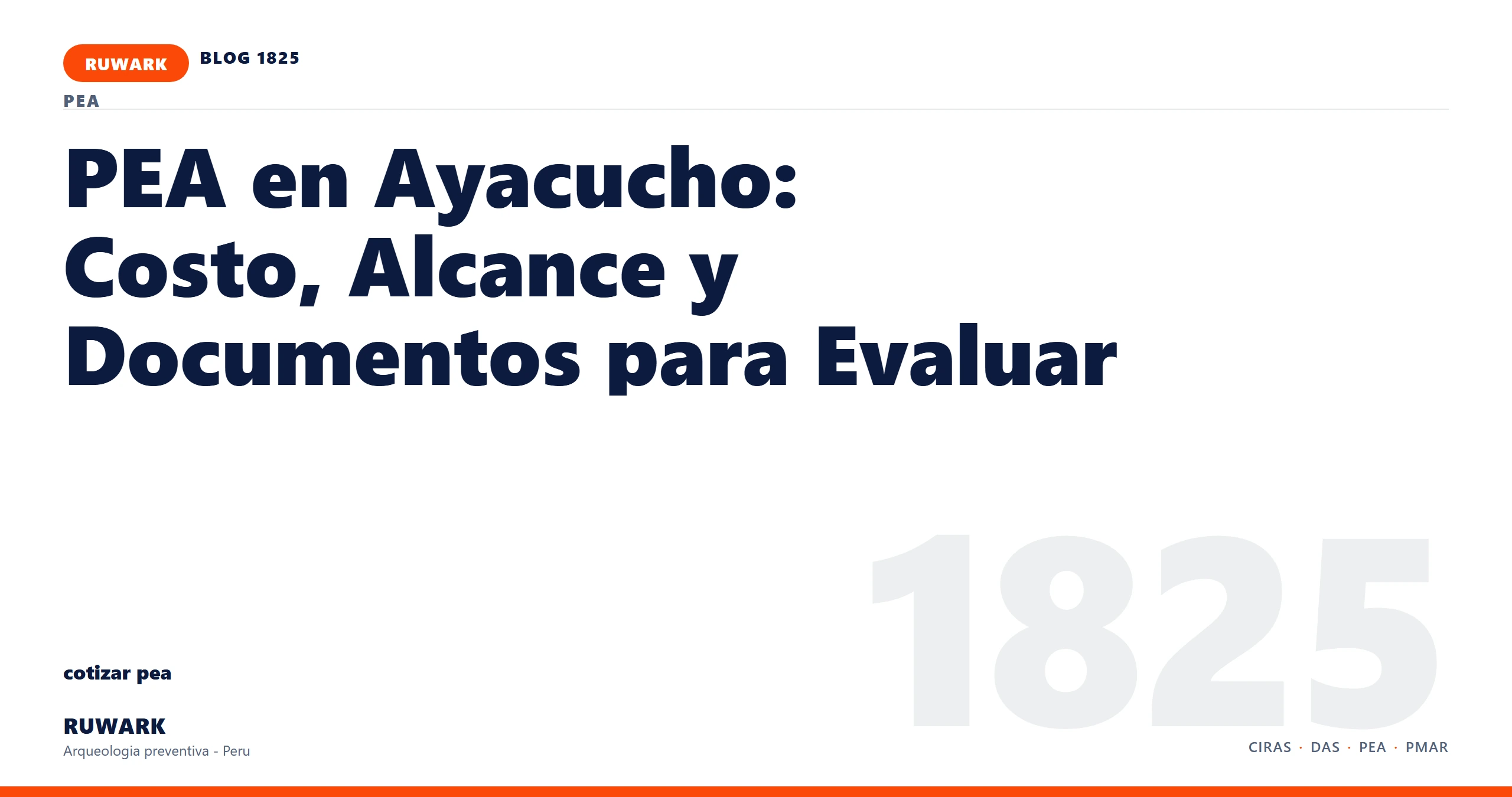 falta - RUWARK arqueologia preventiva Peru
