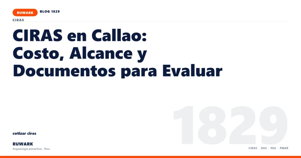 categoria - RUWARK arqueologia preventiva Peru