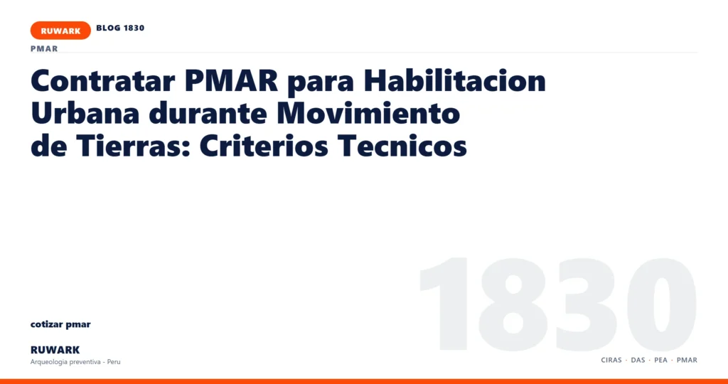 observacion - RUWARK arqueologia preventiva Peru