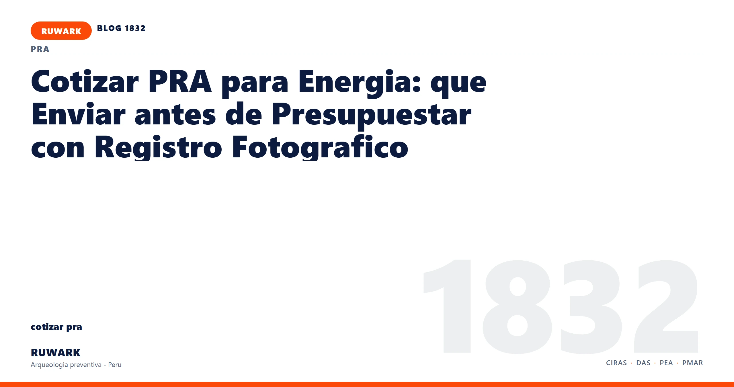 categoria - RUWARK arqueologia preventiva Peru