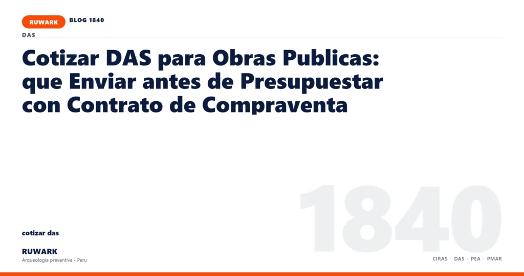 frentes - RUWARK arqueologia preventiva Peru