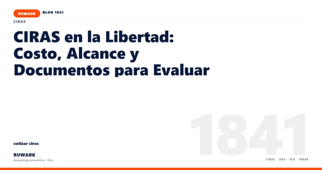 hallazgo - RUWARK arqueologia preventiva Peru