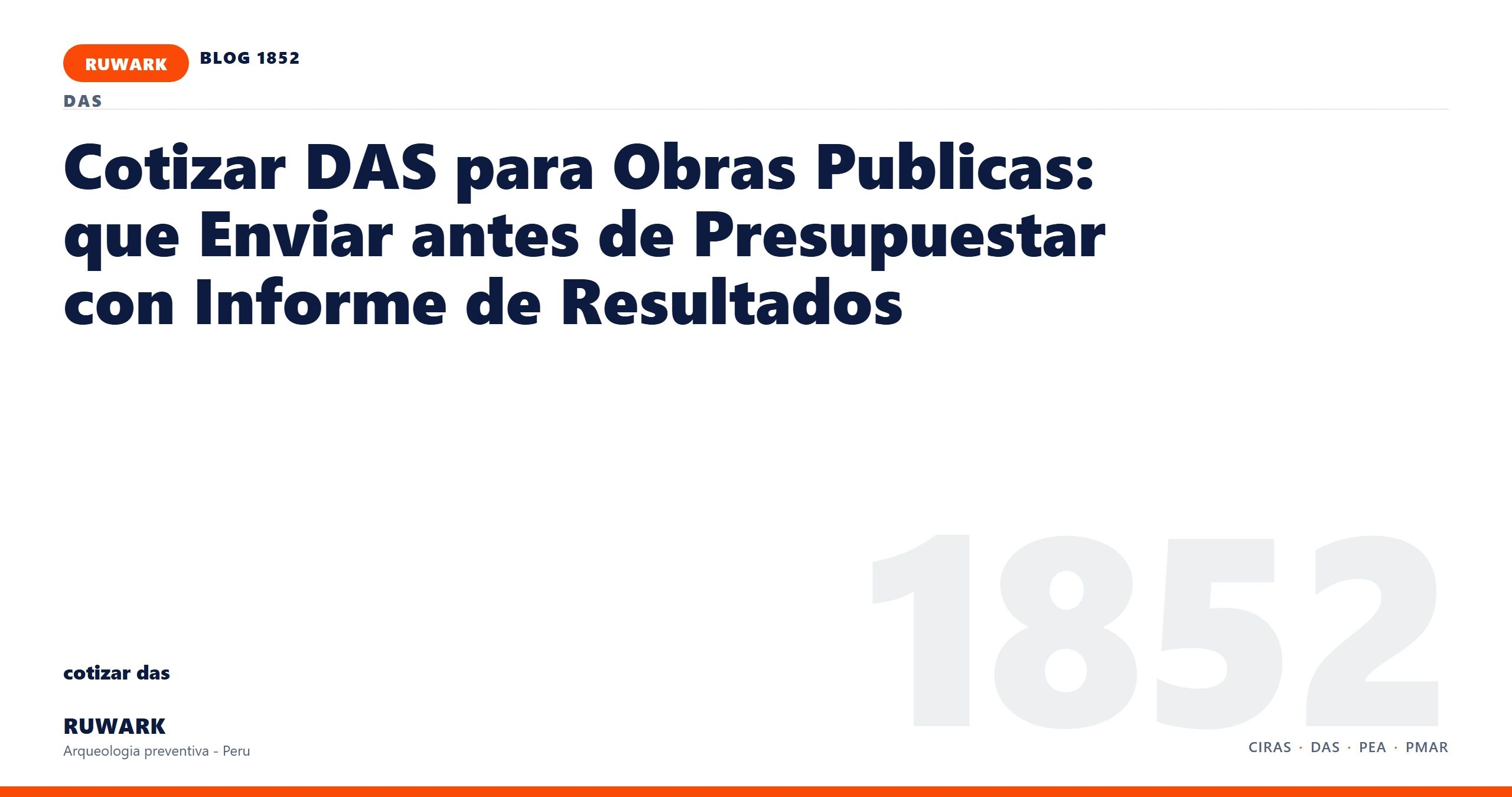 categoria - RUWARK arqueologia preventiva Peru
