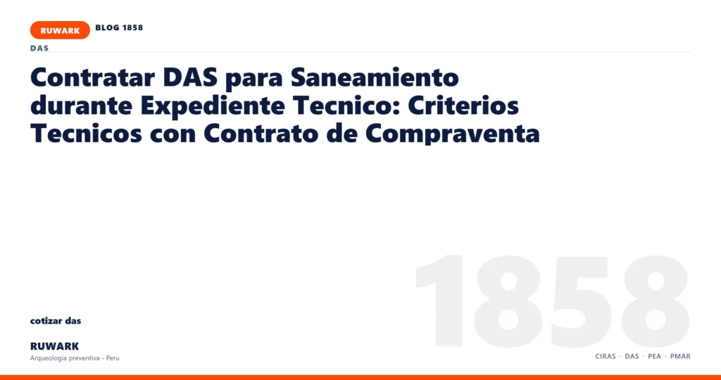infraestructura - RUWARK arqueologia preventiva Peru