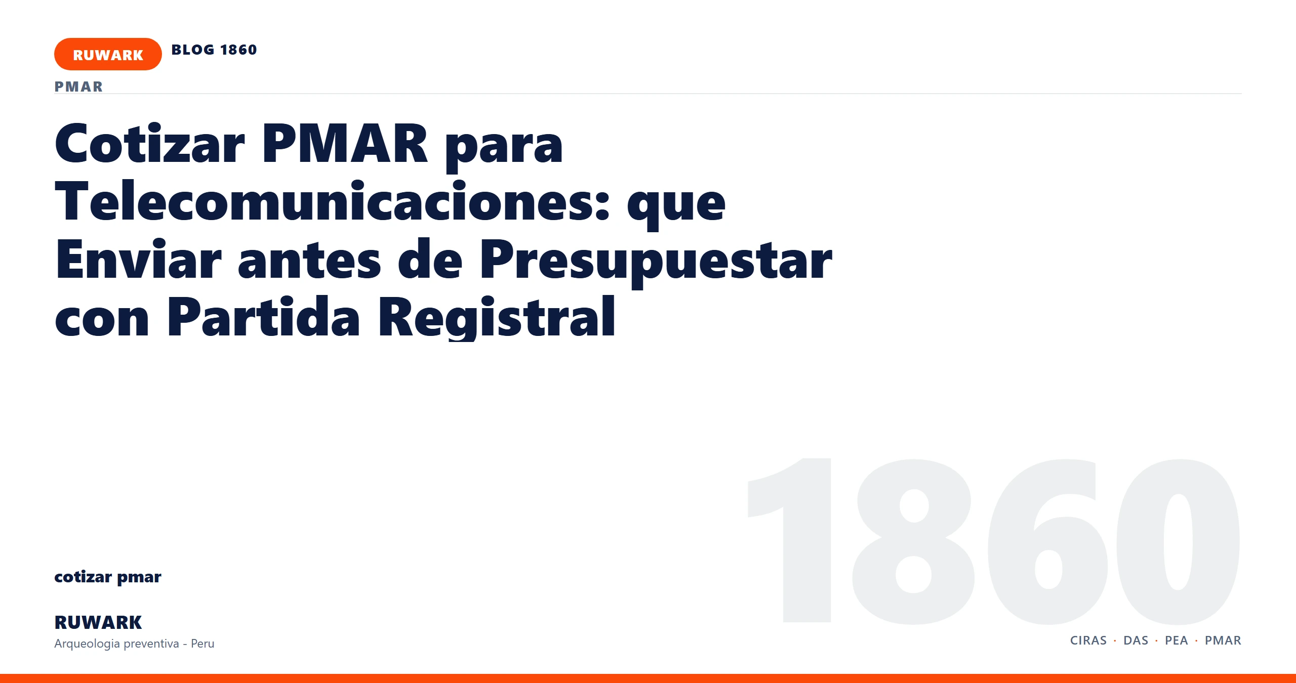 riesgo - RUWARK arqueologia preventiva Peru