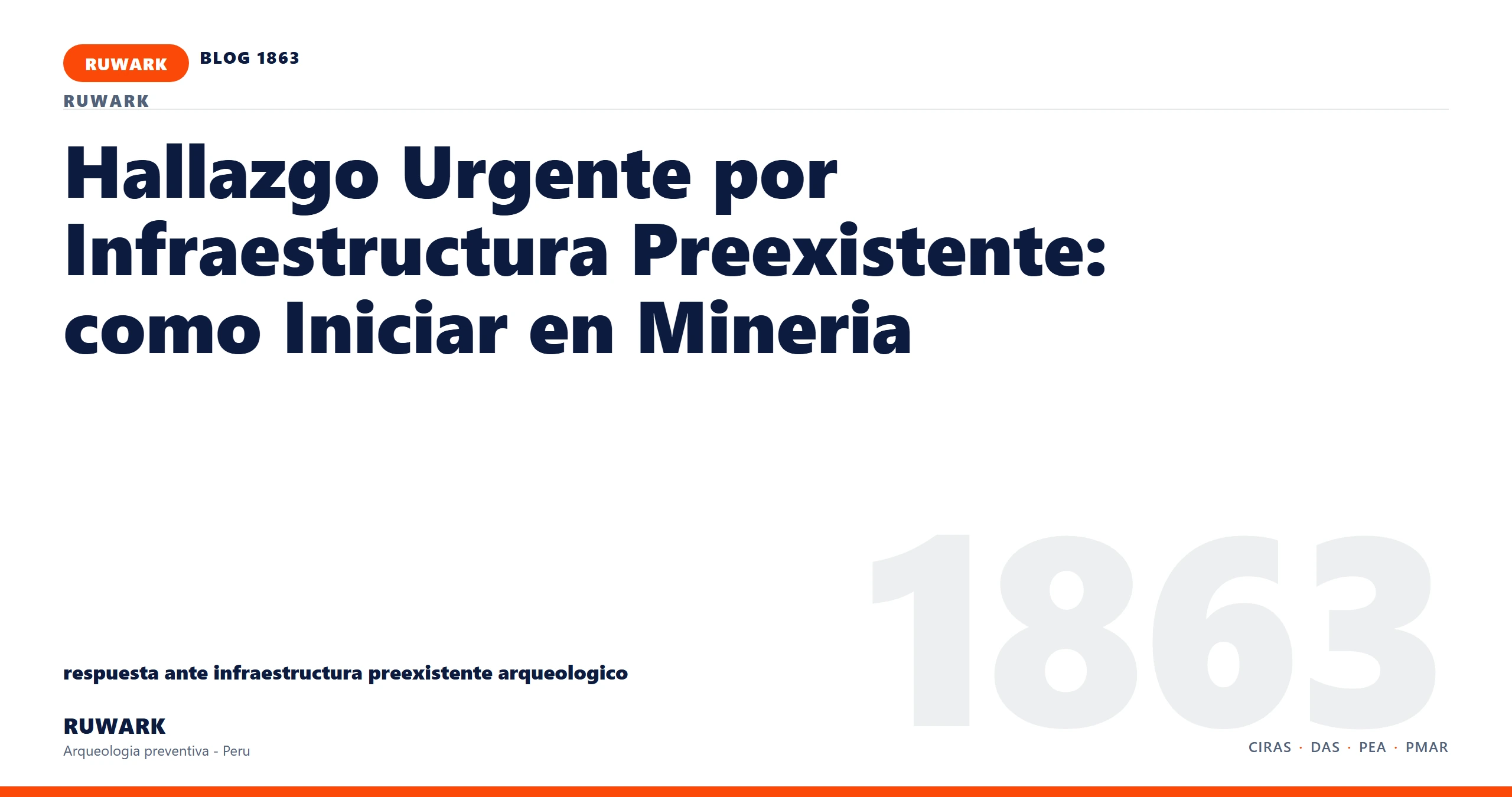 infraestructura - RUWARK arqueologia preventiva Peru