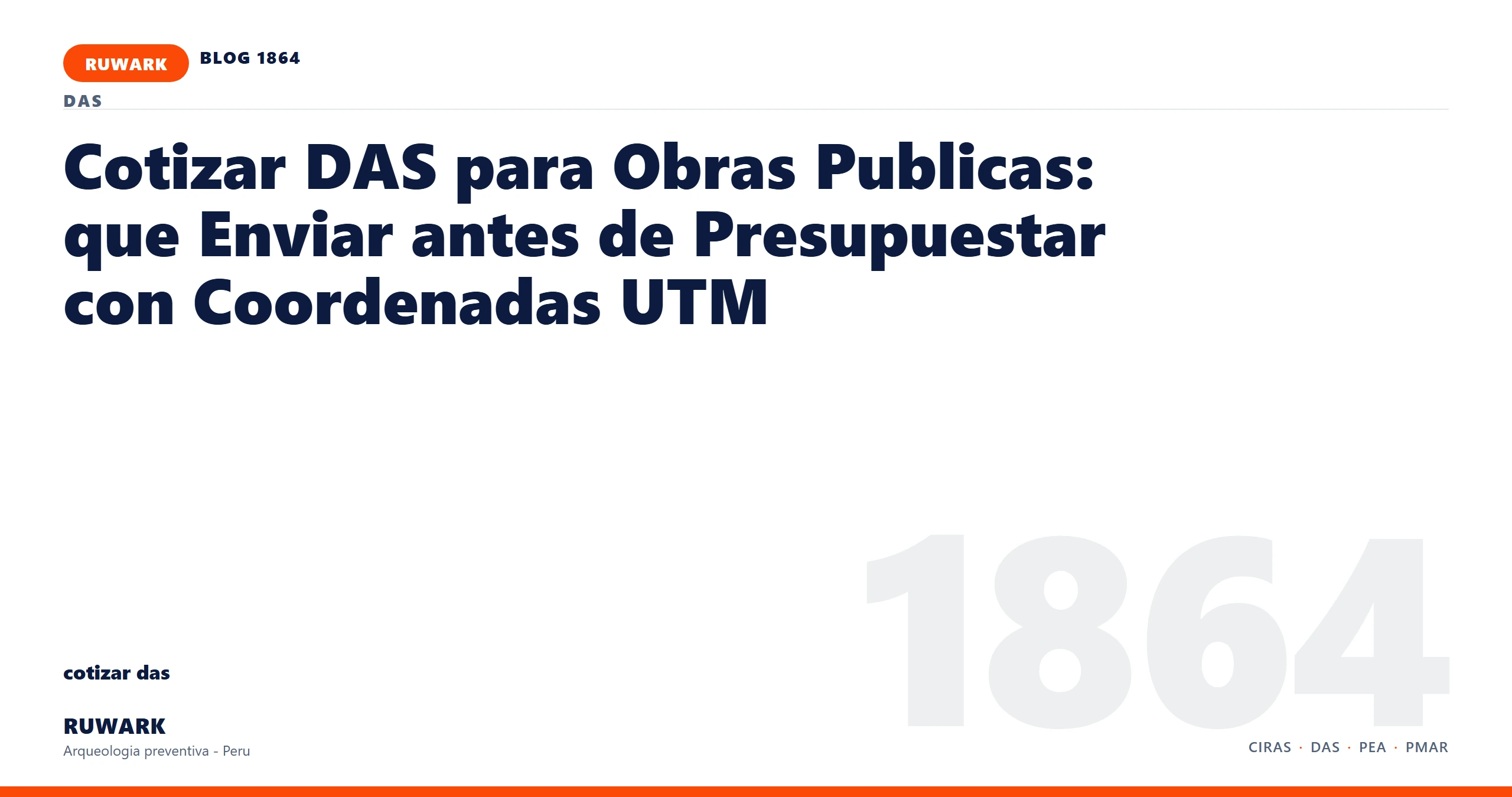 zona - RUWARK arqueologia preventiva Peru