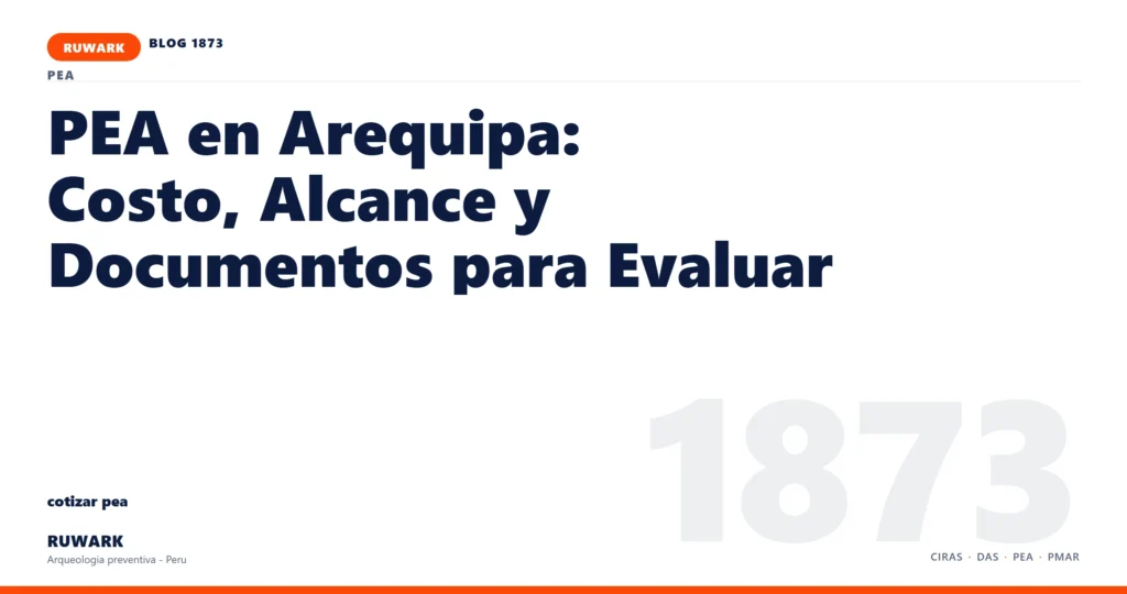 observacion - RUWARK arqueologia preventiva Peru