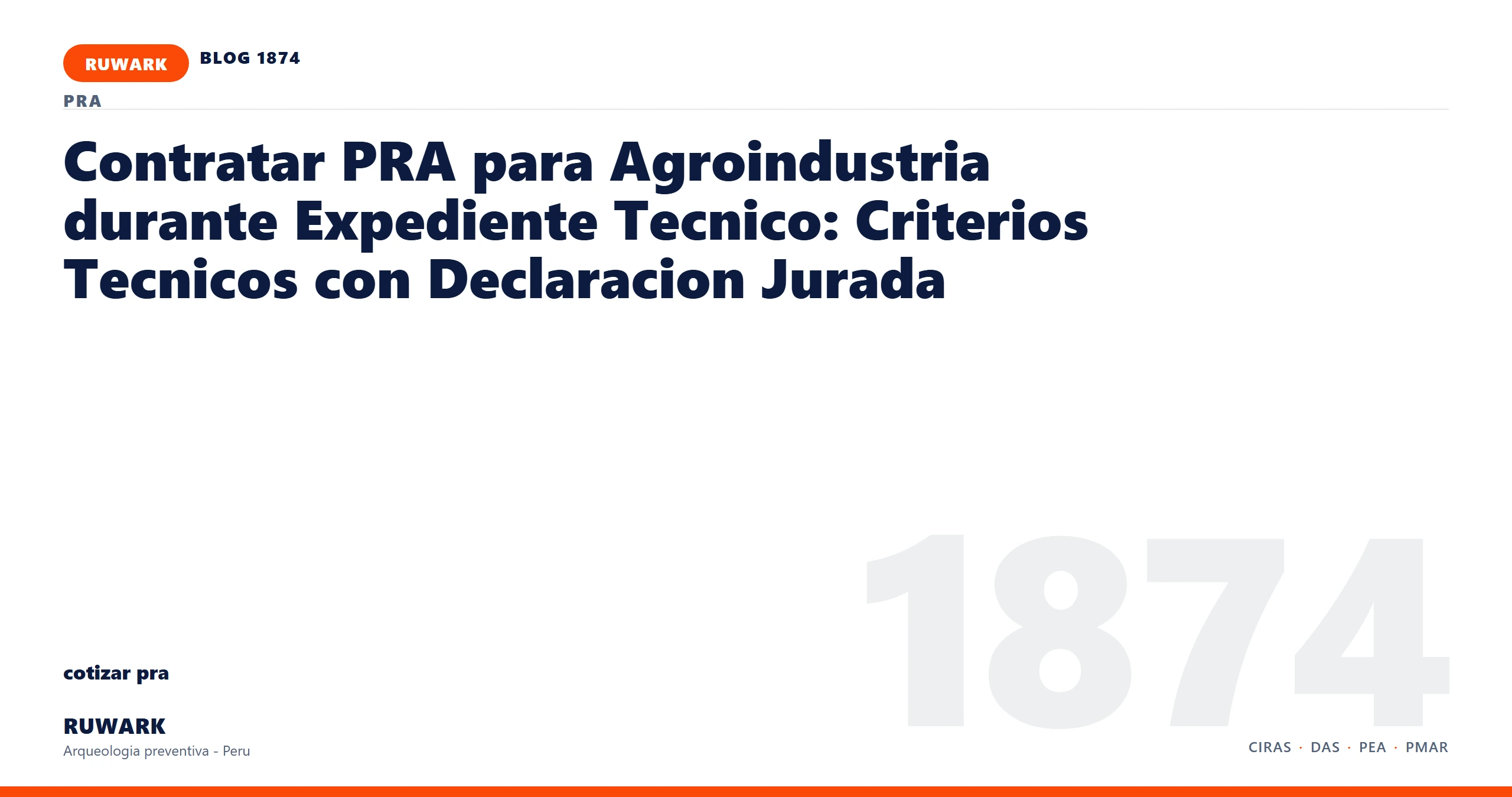 actas - RUWARK arqueologia preventiva Peru