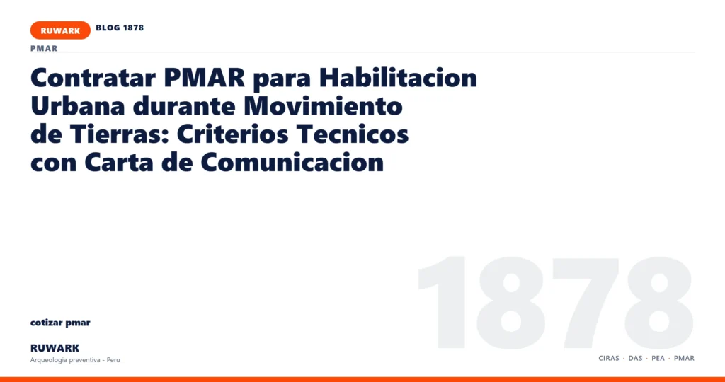servidumbre - RUWARK arqueologia preventiva Peru