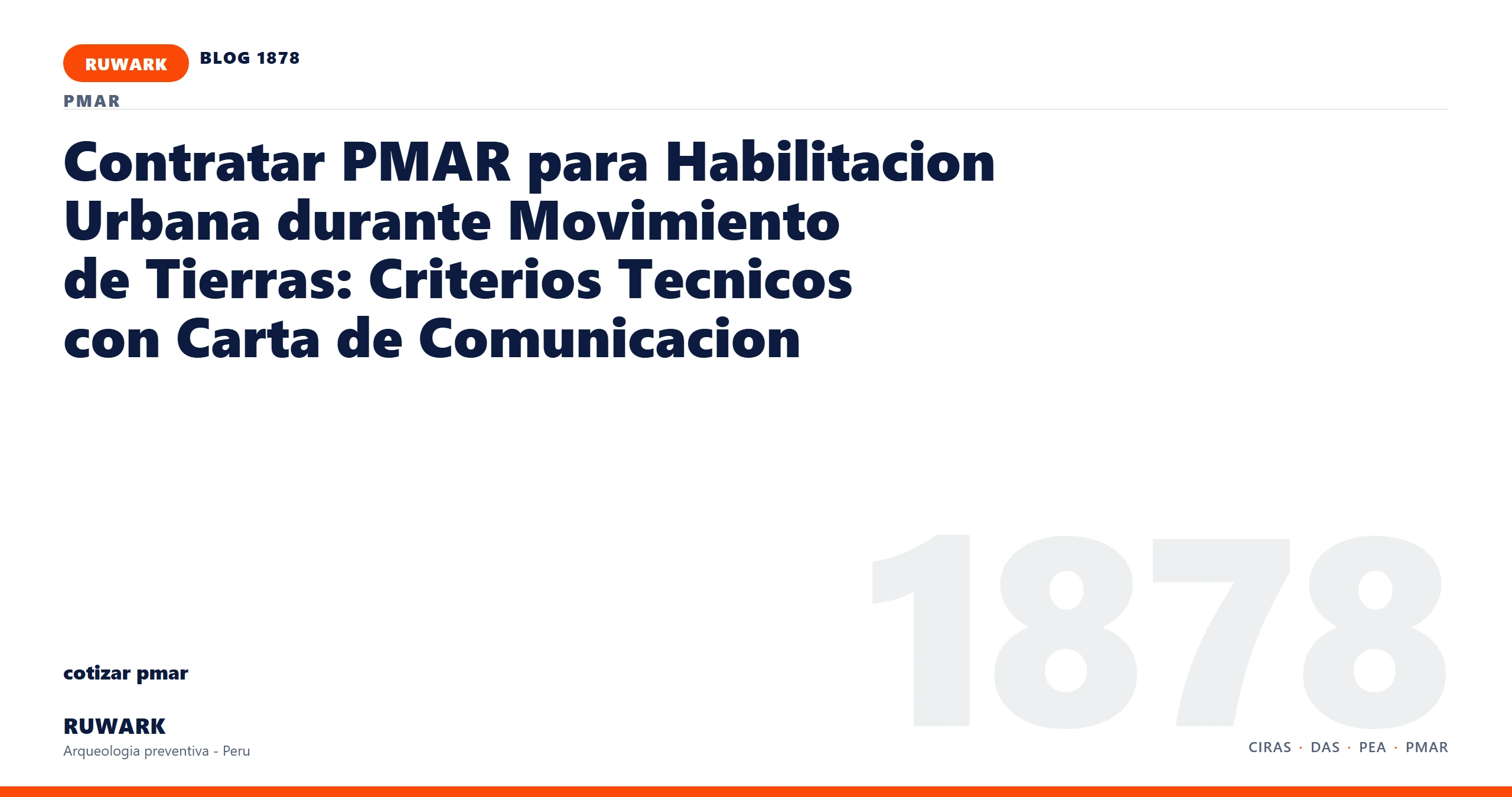 servidumbre - RUWARK arqueologia preventiva Peru