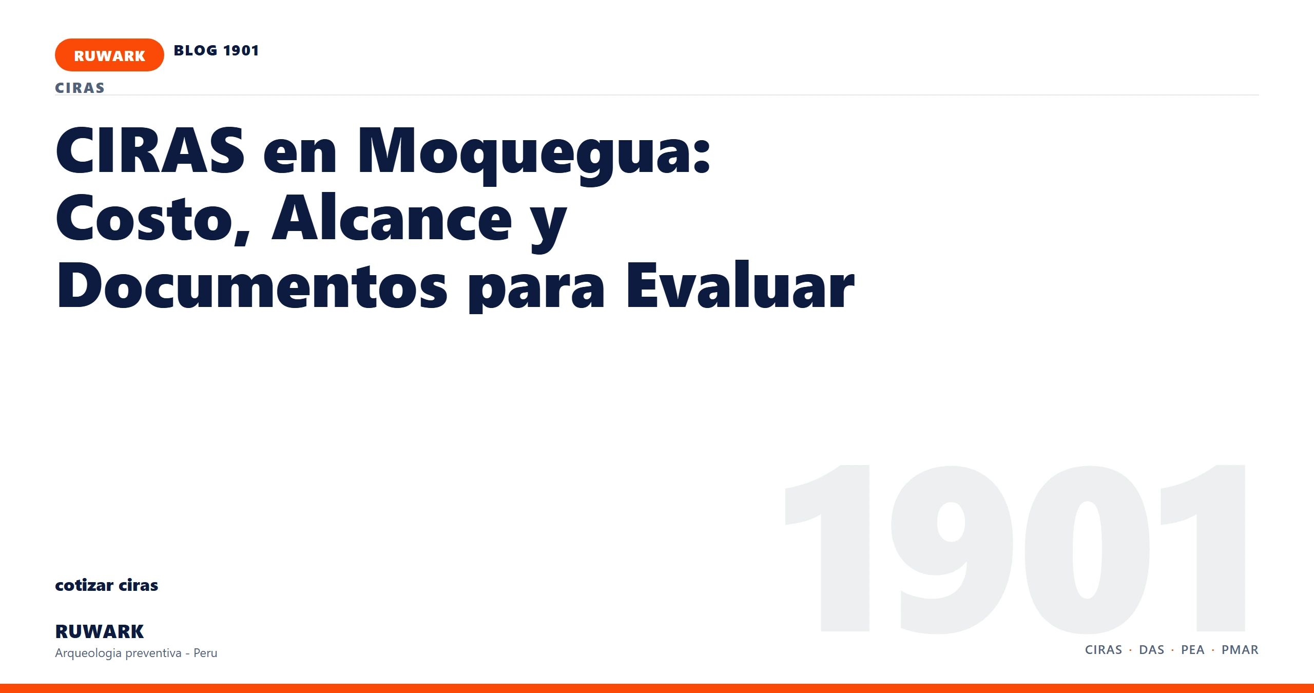 hallazgo - RUWARK arqueologia preventiva Peru