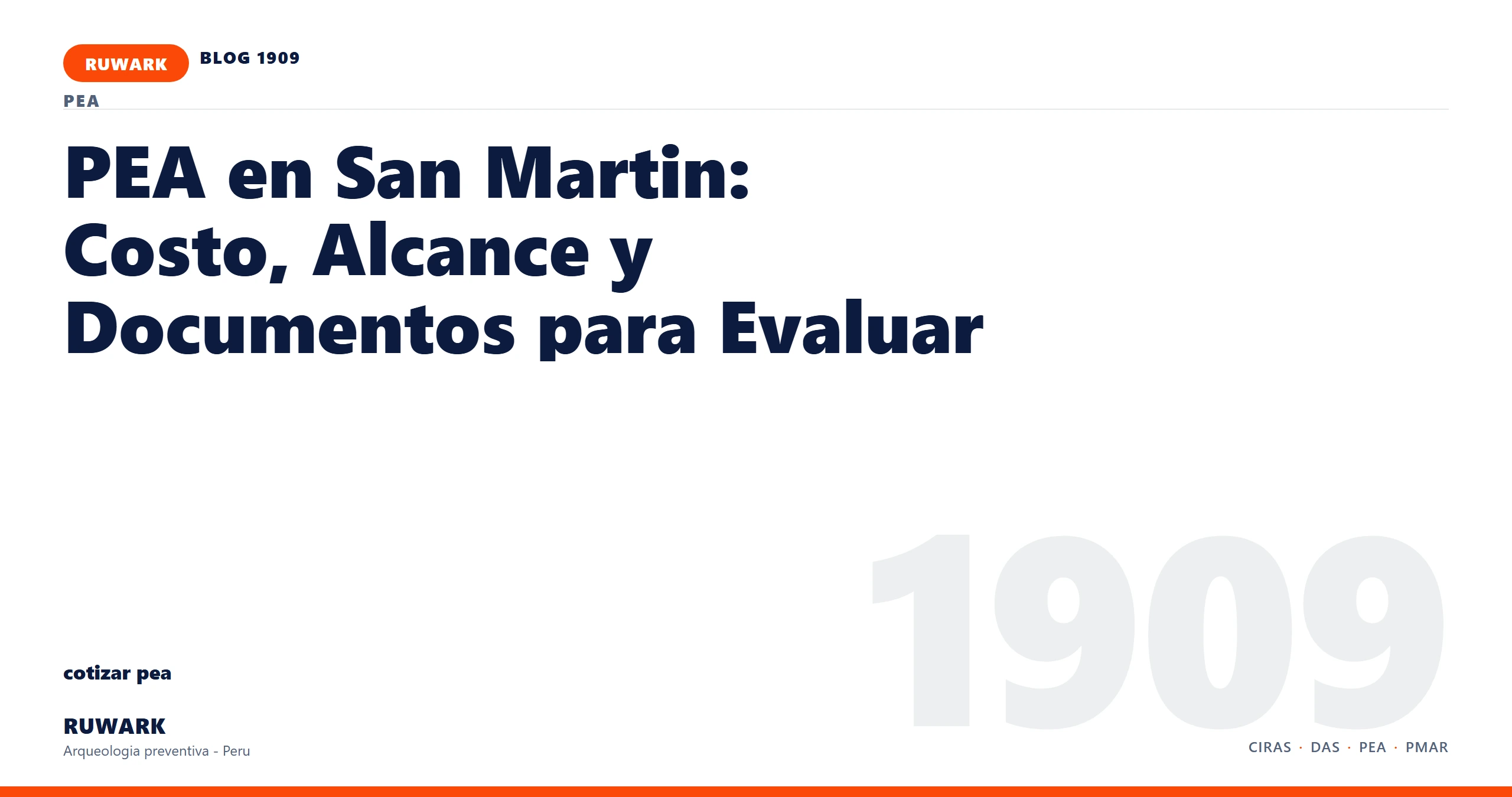 antecedentes - RUWARK arqueologia preventiva Peru
