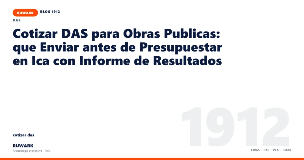 categoria - RUWARK arqueologia preventiva Peru