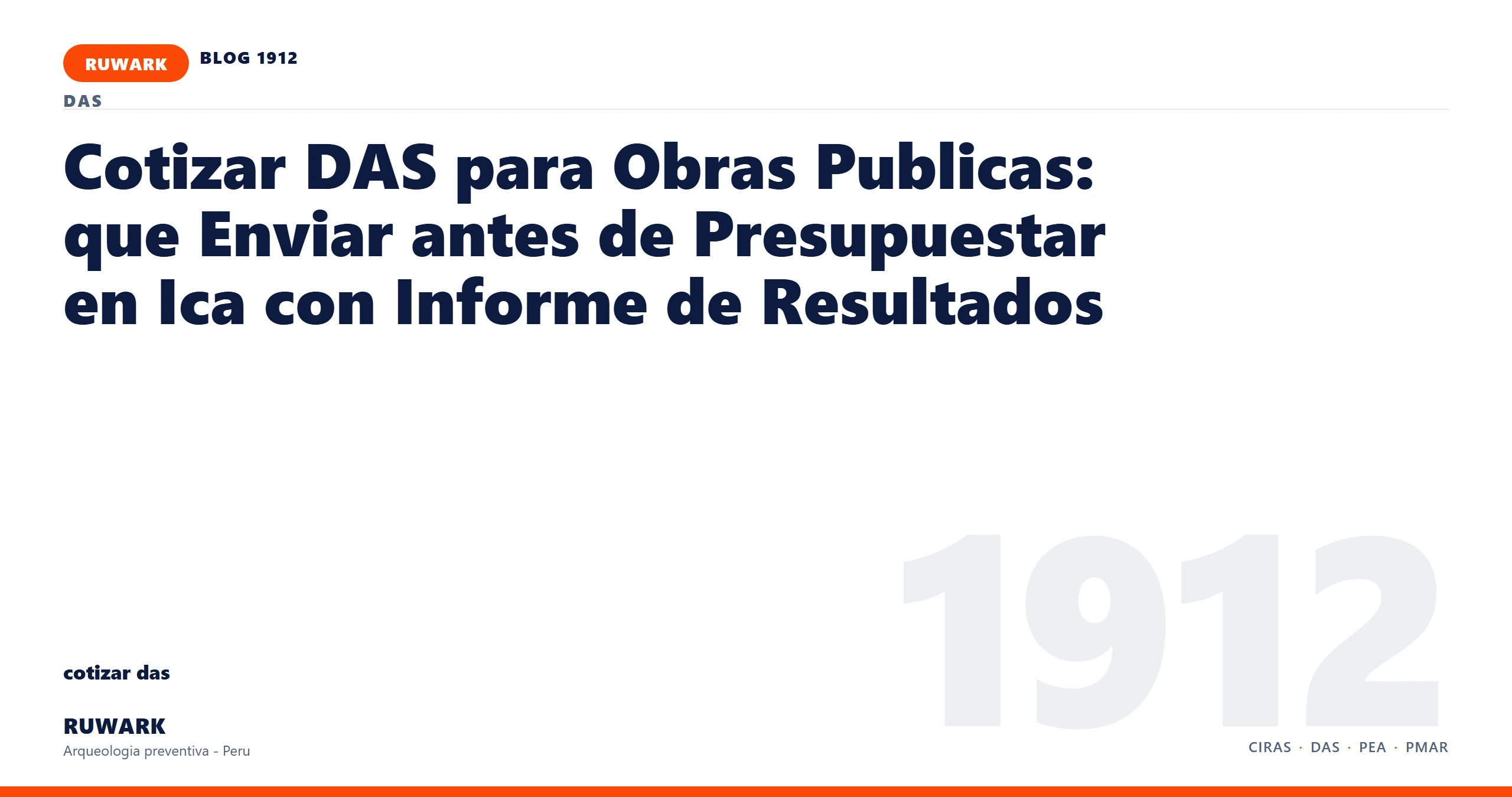categoria - RUWARK arqueologia preventiva Peru
