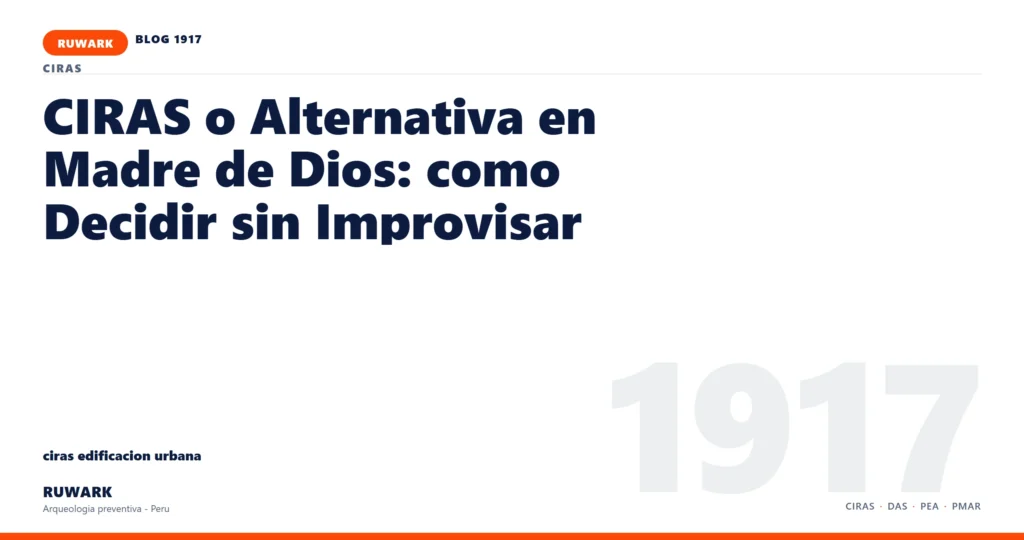 riesgo - RUWARK arqueologia preventiva Peru