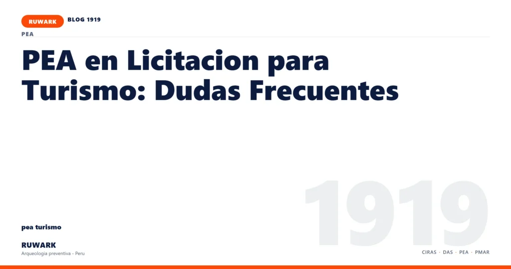 plano - RUWARK arqueologia preventiva Peru