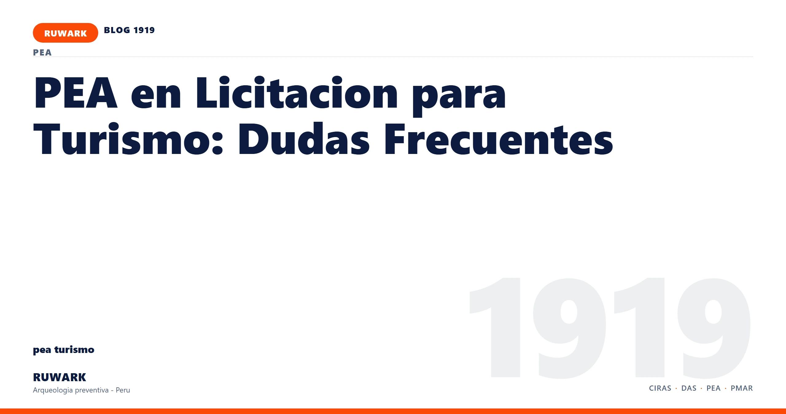 plano - RUWARK arqueologia preventiva Peru
