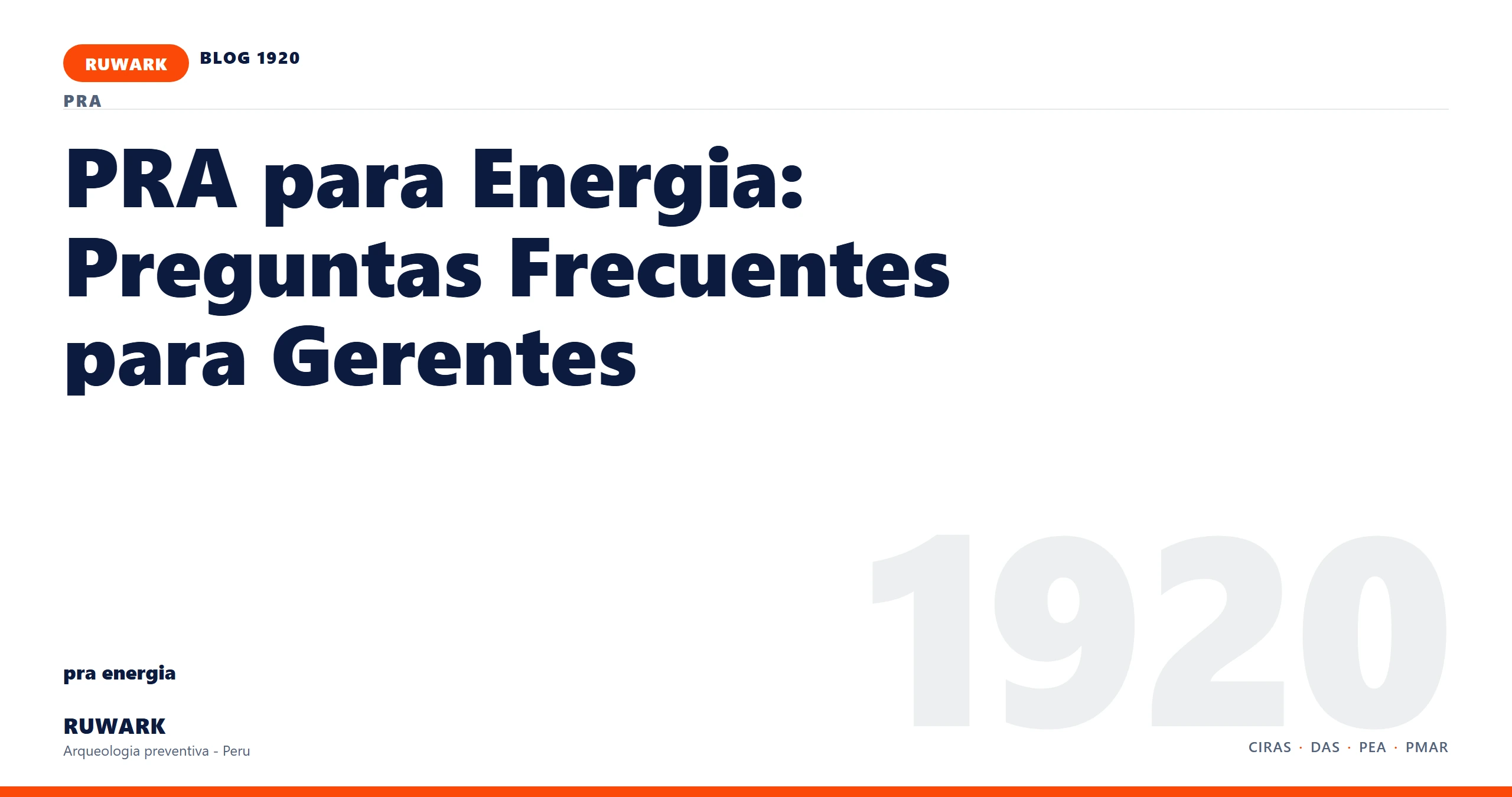 frentes - RUWARK arqueologia preventiva Peru