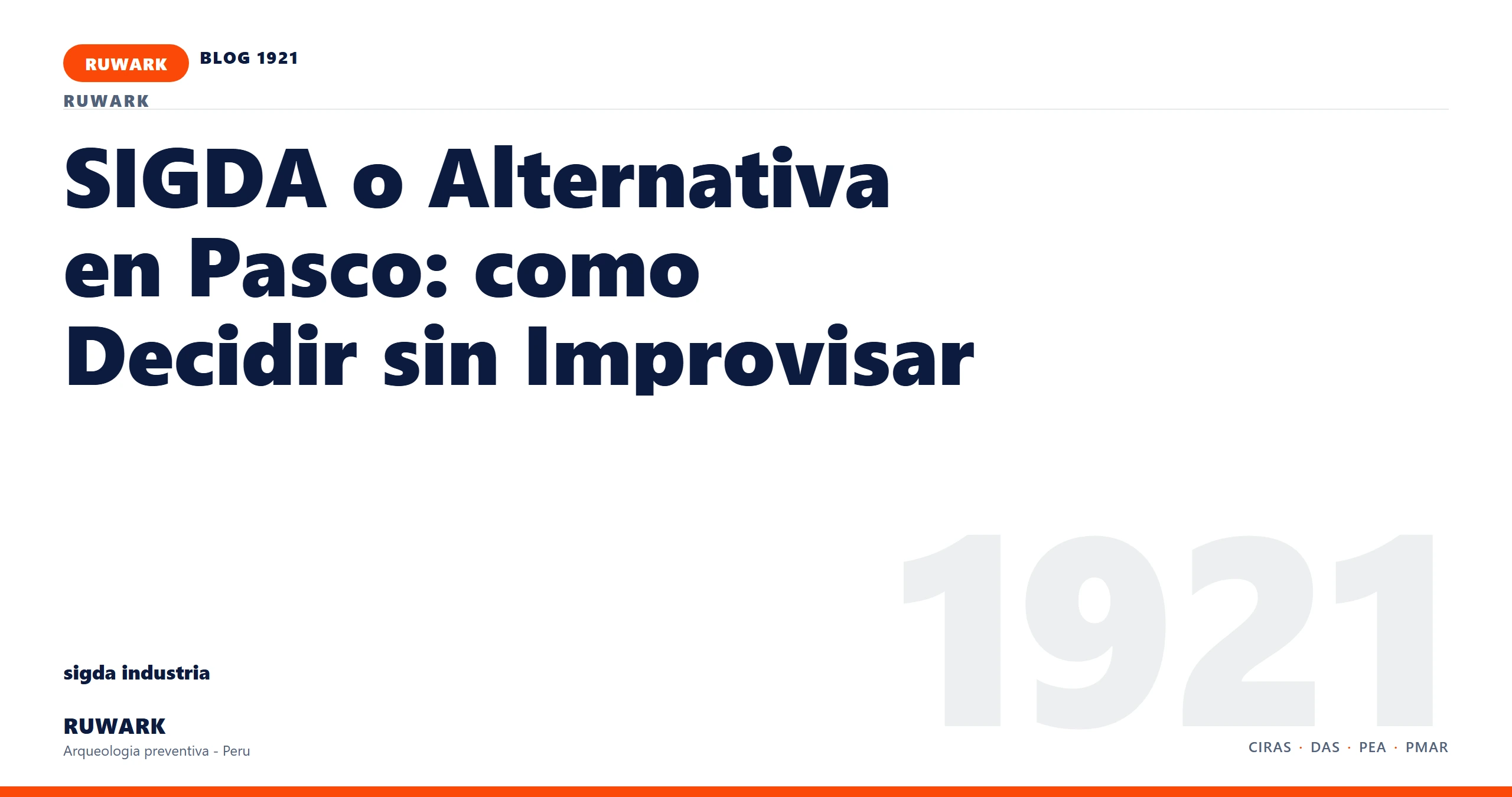 hallazgo - RUWARK arqueologia preventiva Peru