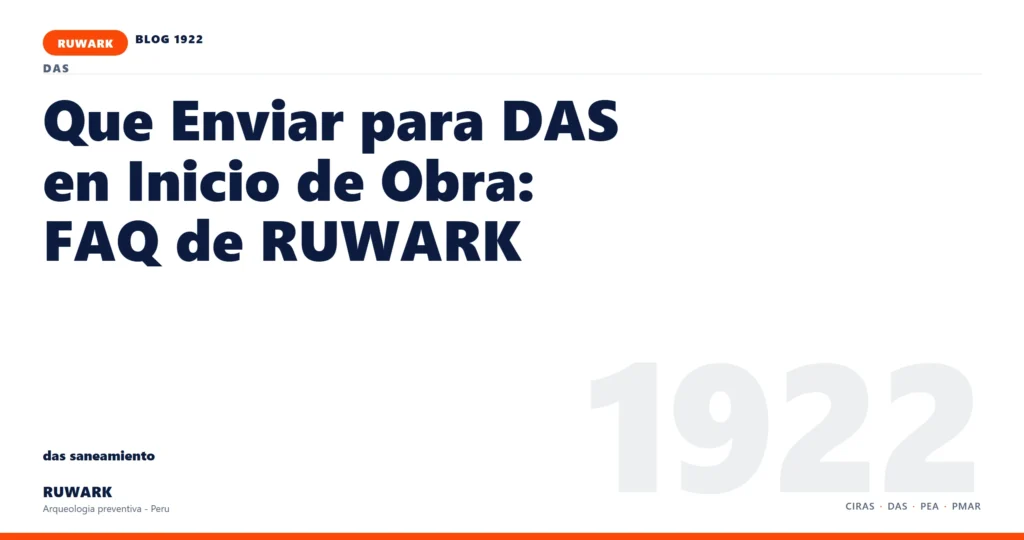 memoria - RUWARK arqueologia preventiva Peru