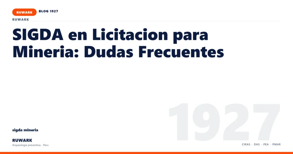 observacion - RUWARK arqueologia preventiva Peru