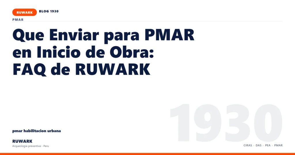 observacion - RUWARK arqueologia preventiva Peru