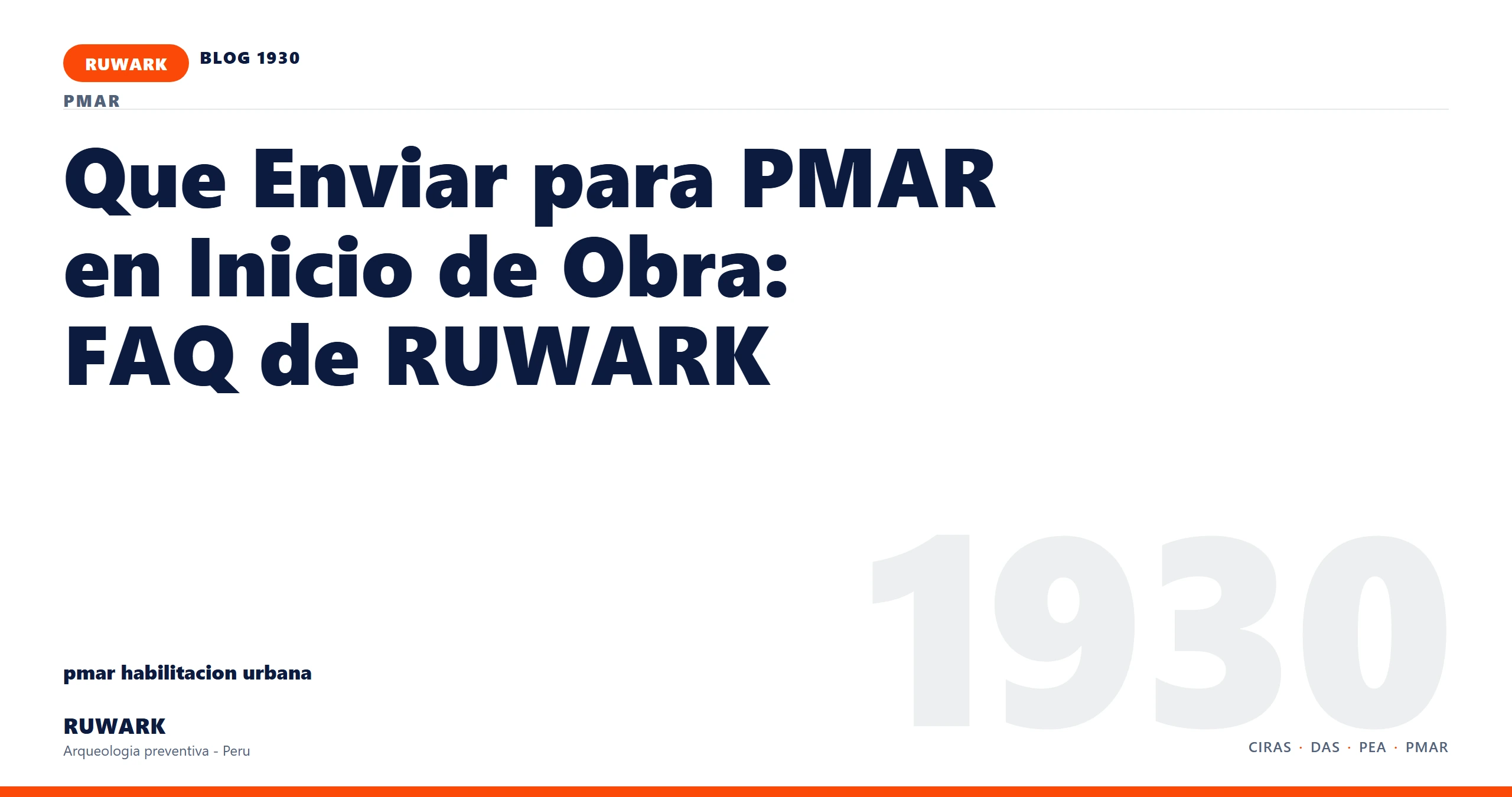 observacion - RUWARK arqueologia preventiva Peru