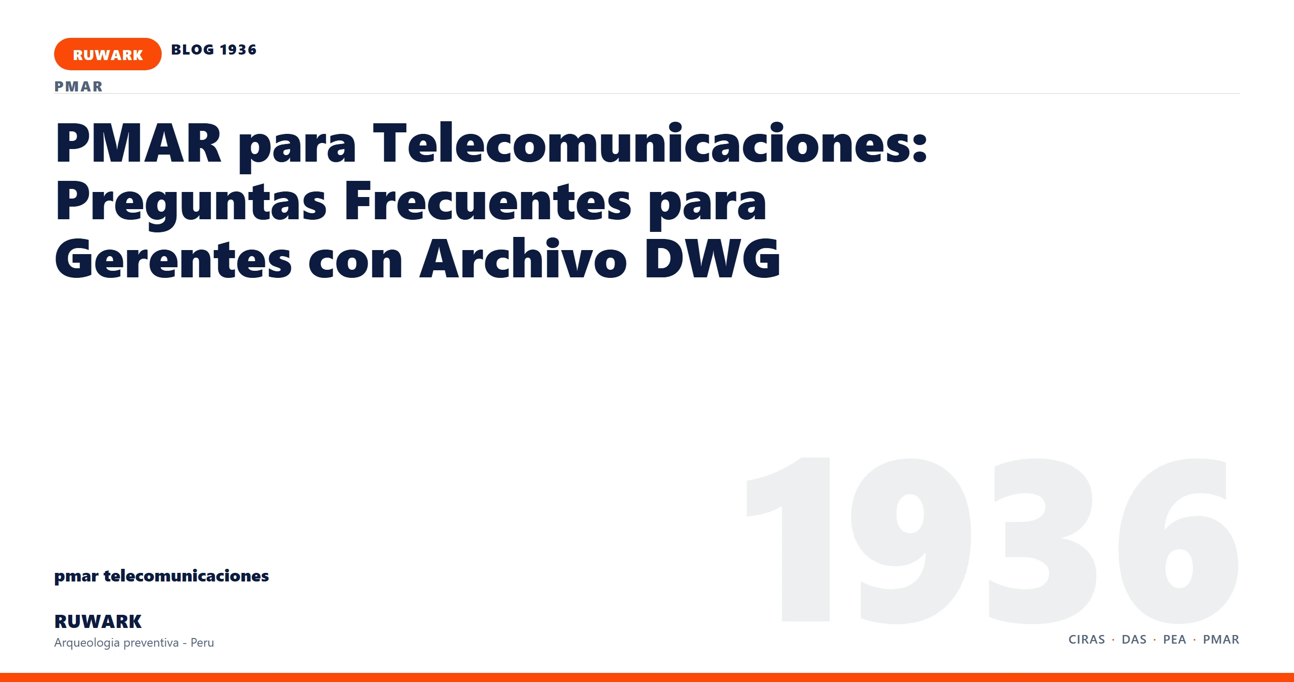 plano - RUWARK arqueologia preventiva Peru
