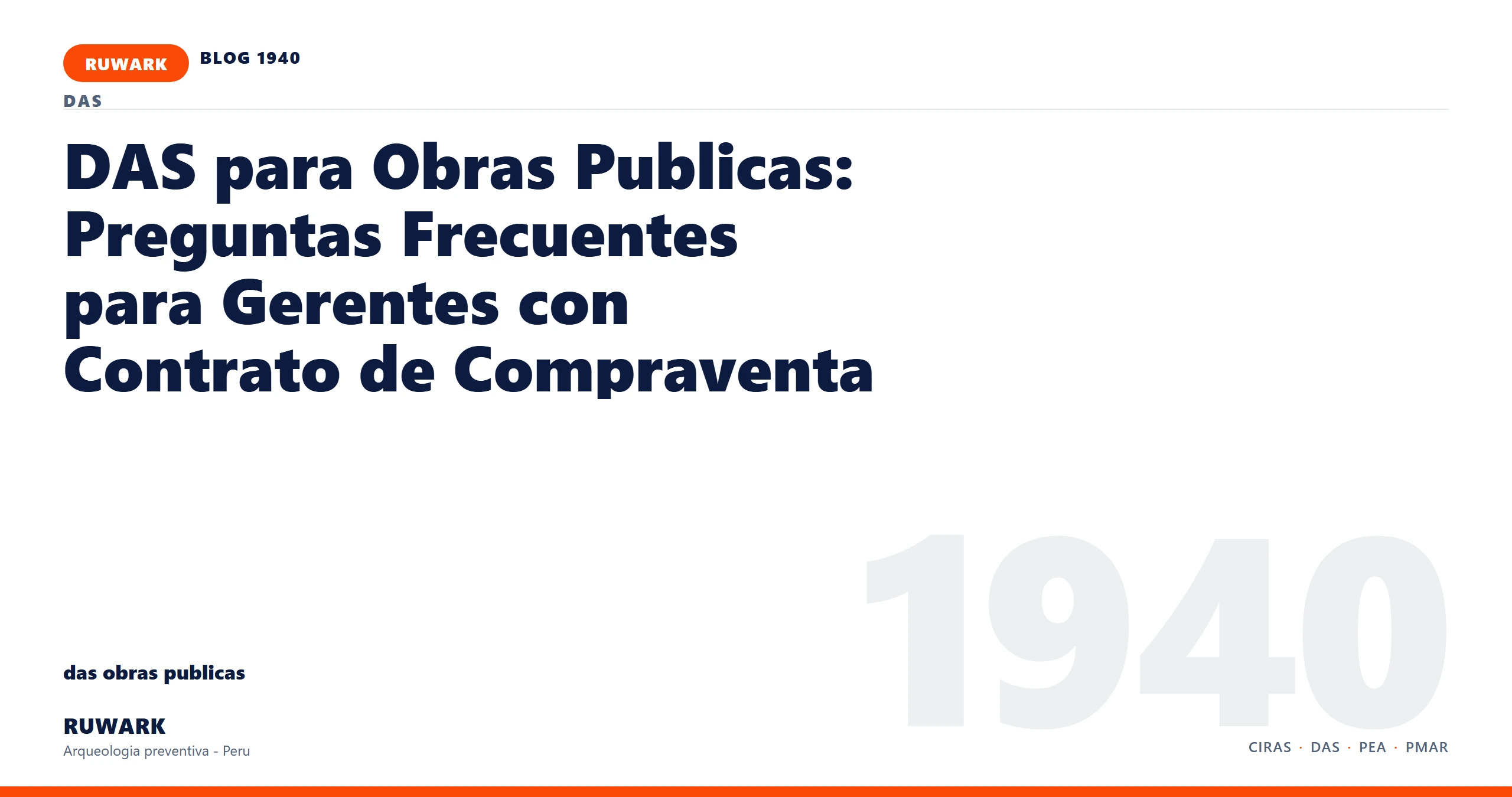 frentes - RUWARK arqueologia preventiva Peru