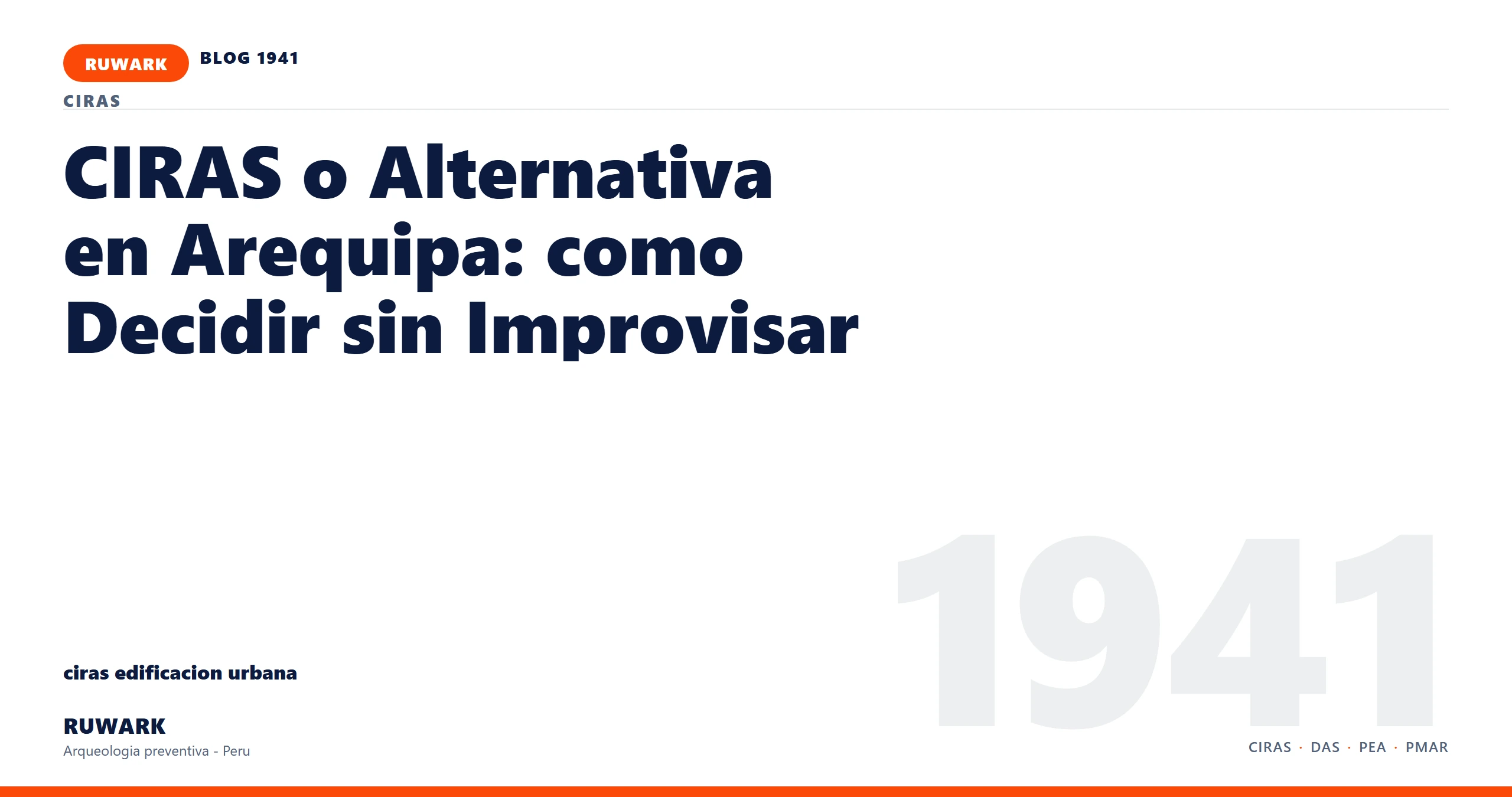 hallazgo - RUWARK arqueologia preventiva Peru