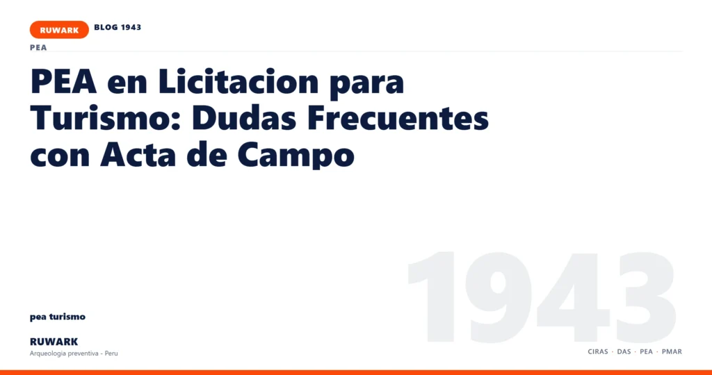 riesgo - RUWARK arqueologia preventiva Peru