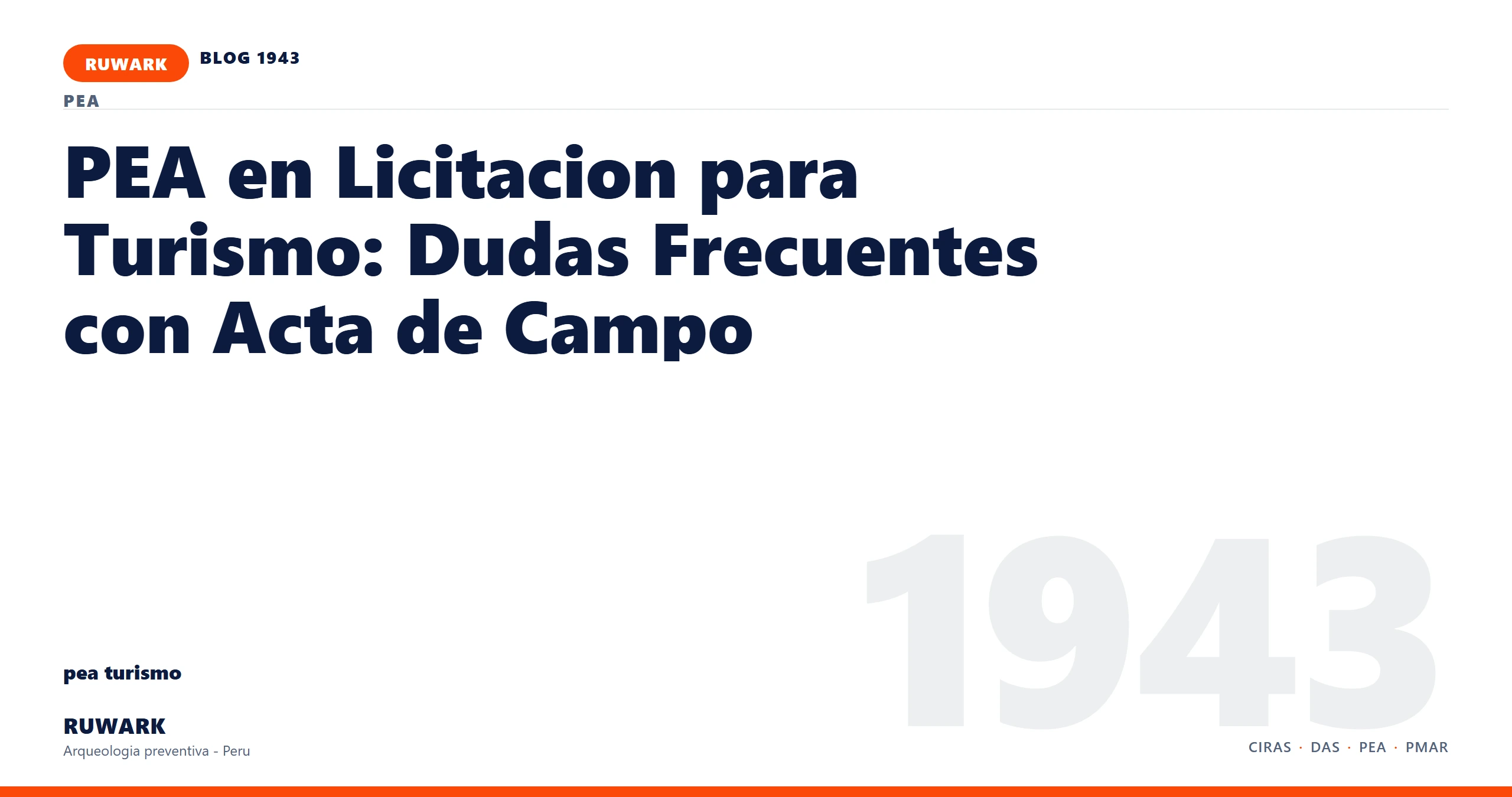 riesgo - RUWARK arqueologia preventiva Peru