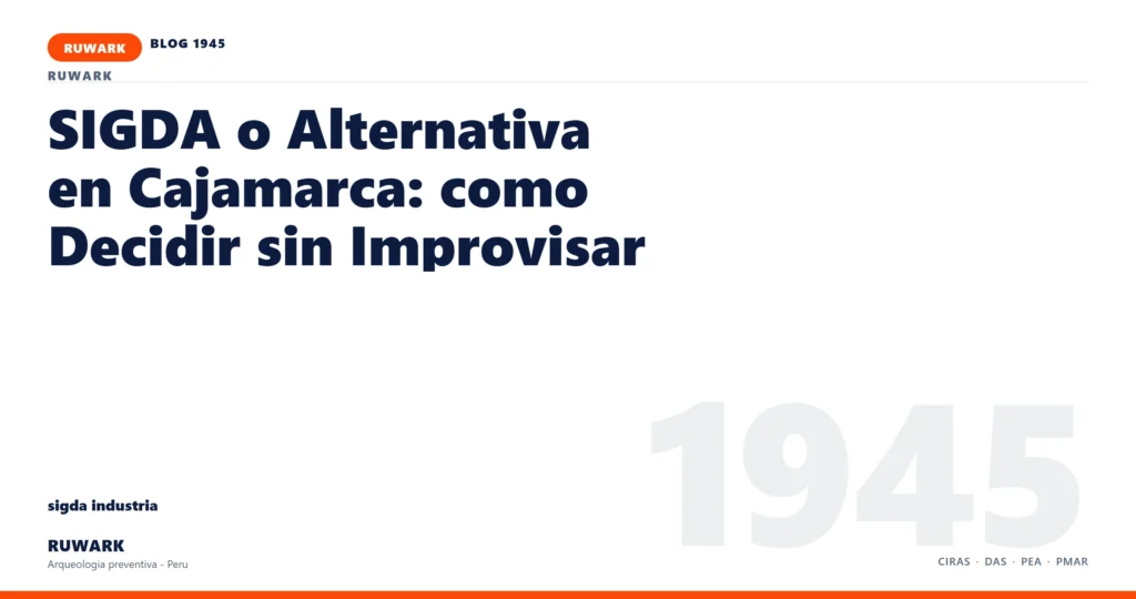 registro - RUWARK arqueologia preventiva Peru