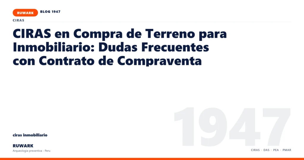 observacion - RUWARK arqueologia preventiva Peru