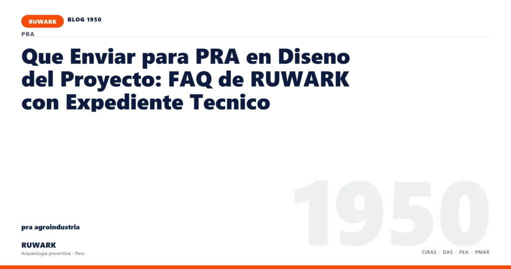 obra - RUWARK arqueologia preventiva Peru