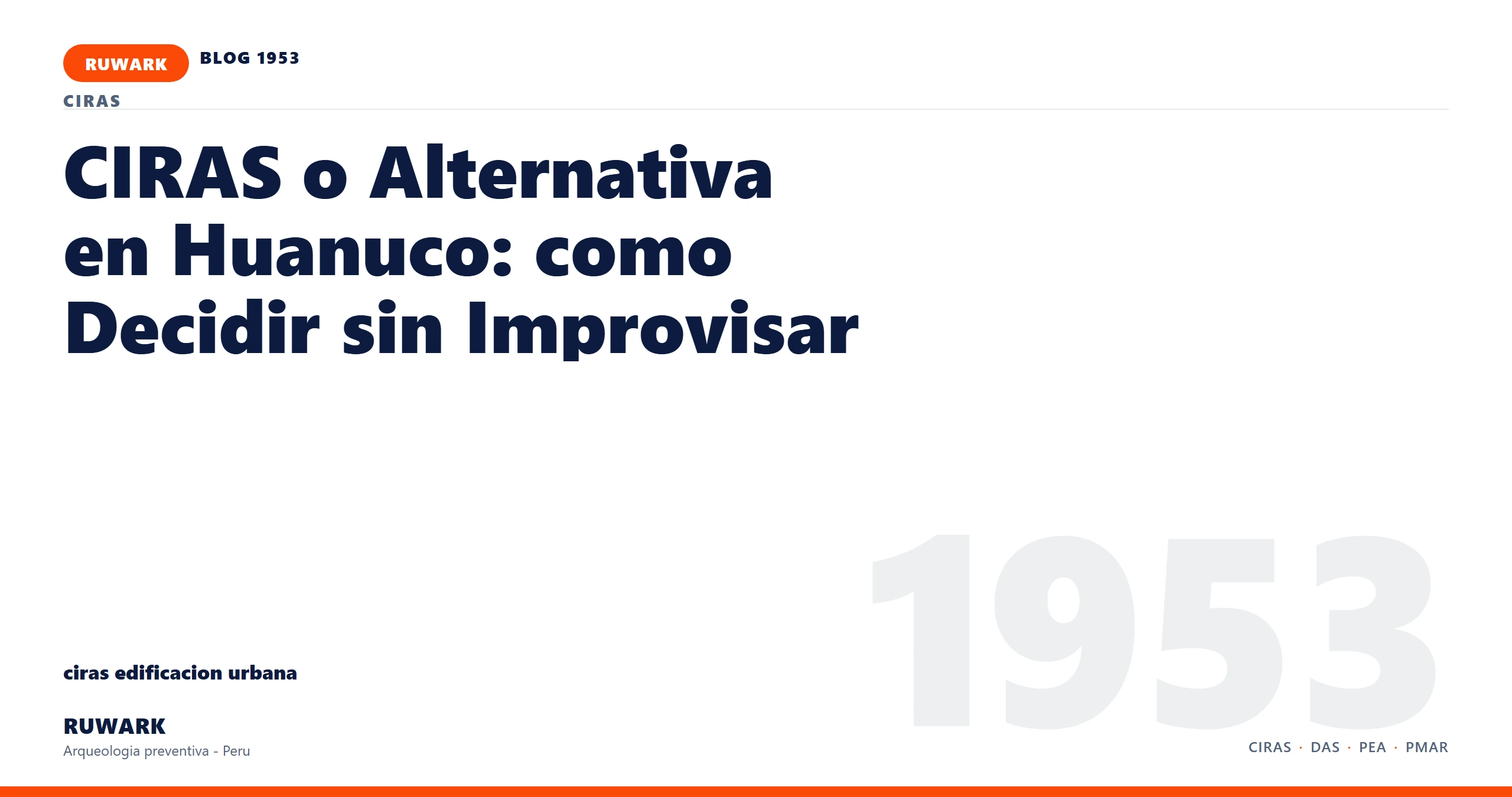plano - RUWARK arqueologia preventiva Peru