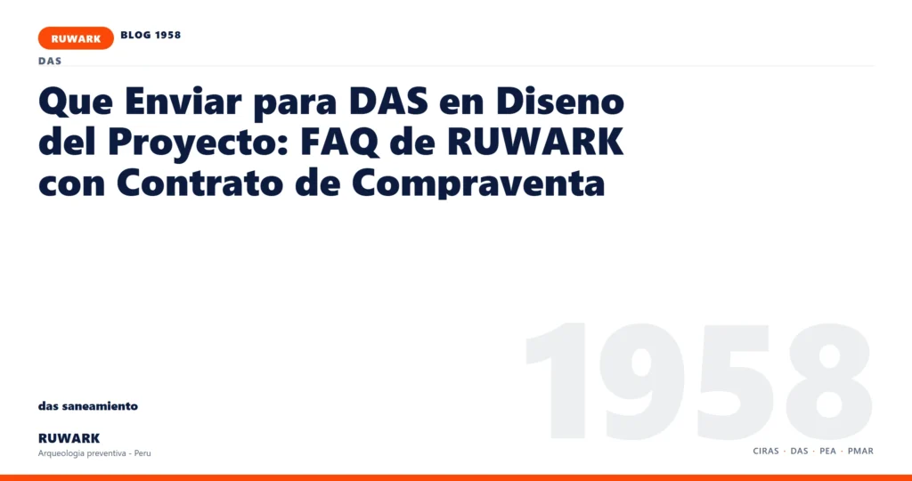 infraestructura - RUWARK arqueologia preventiva Peru