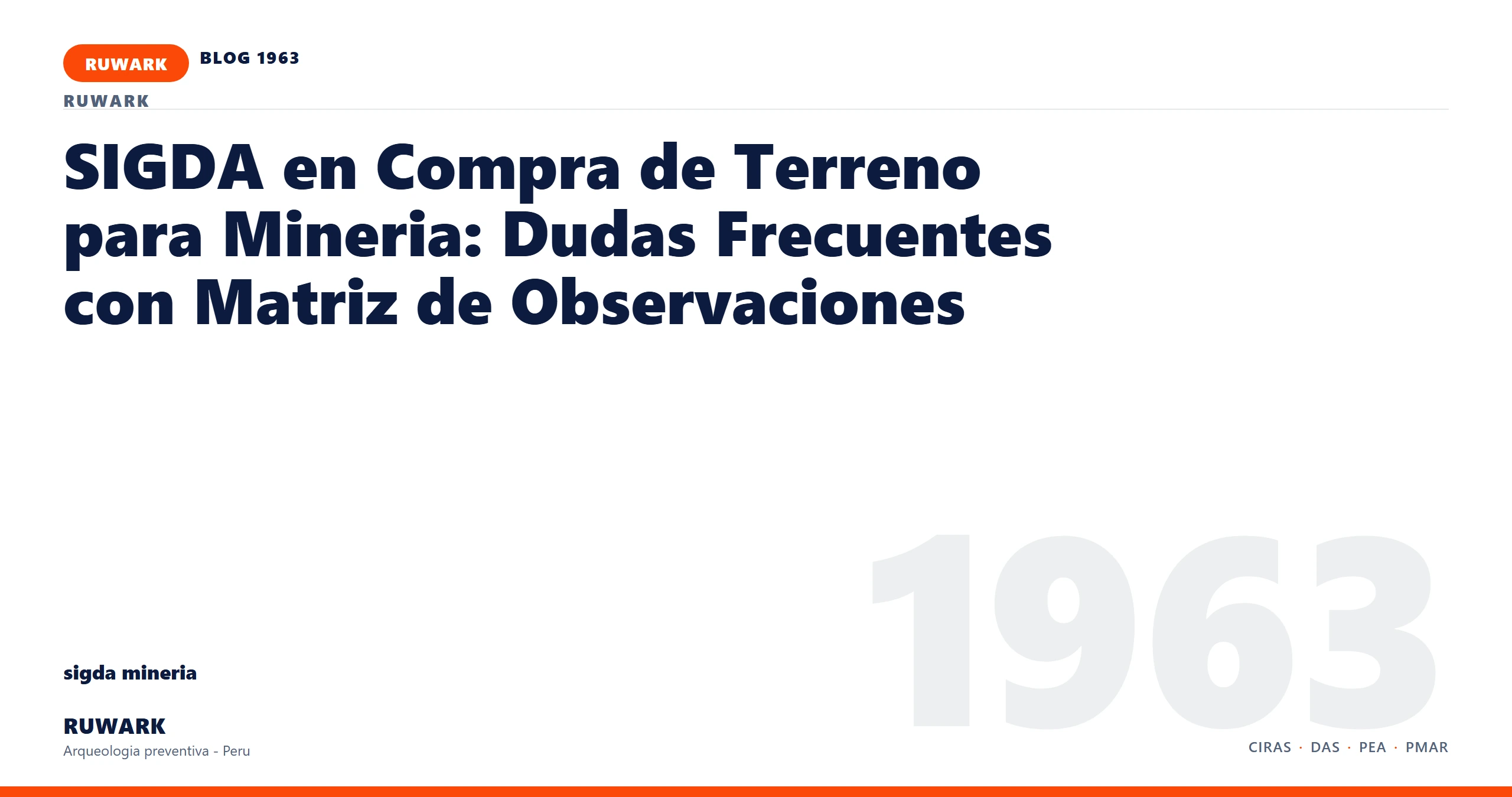 antecedentes - RUWARK arqueologia preventiva Peru
