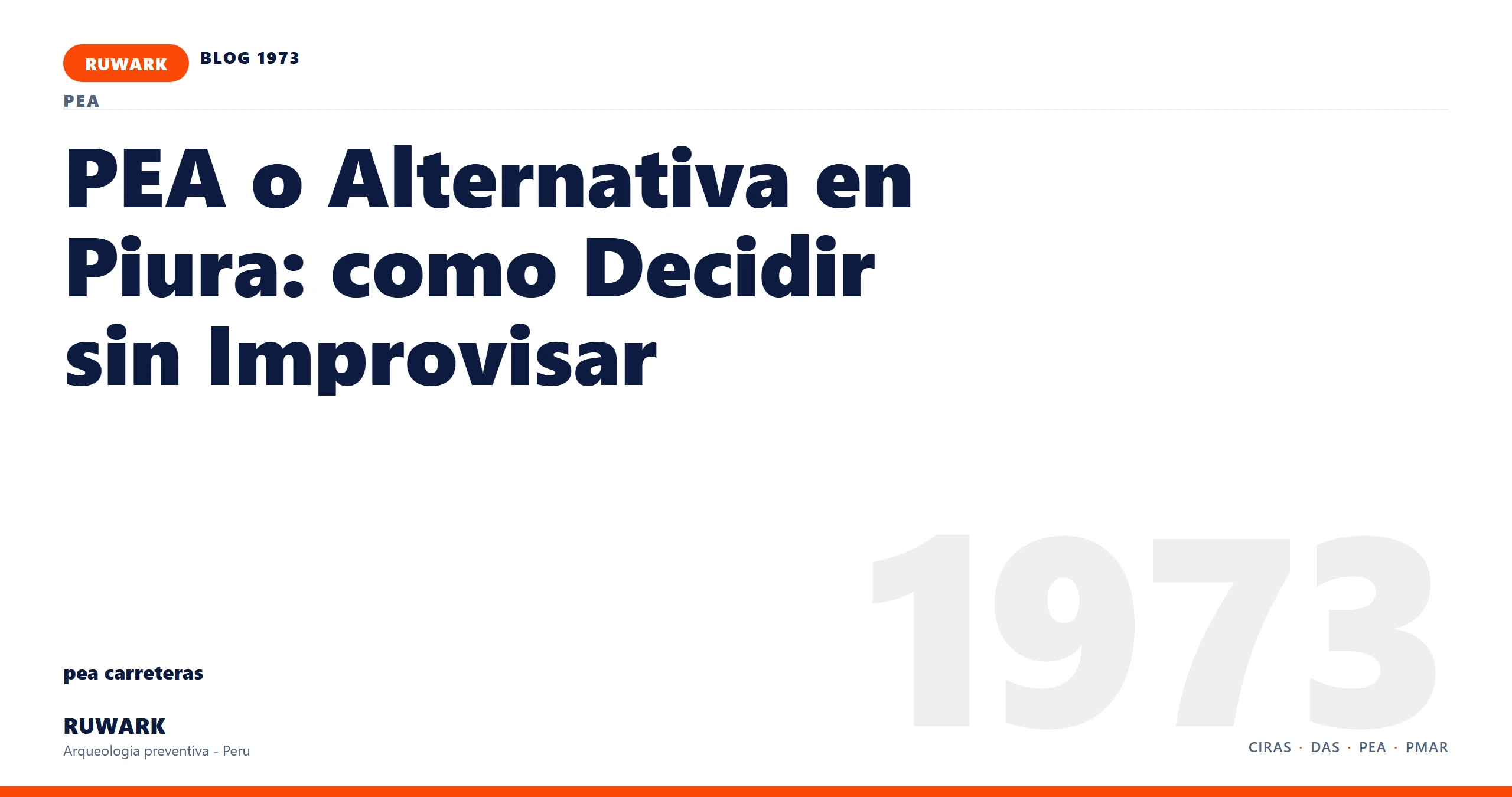 observacion - RUWARK arqueologia preventiva Peru