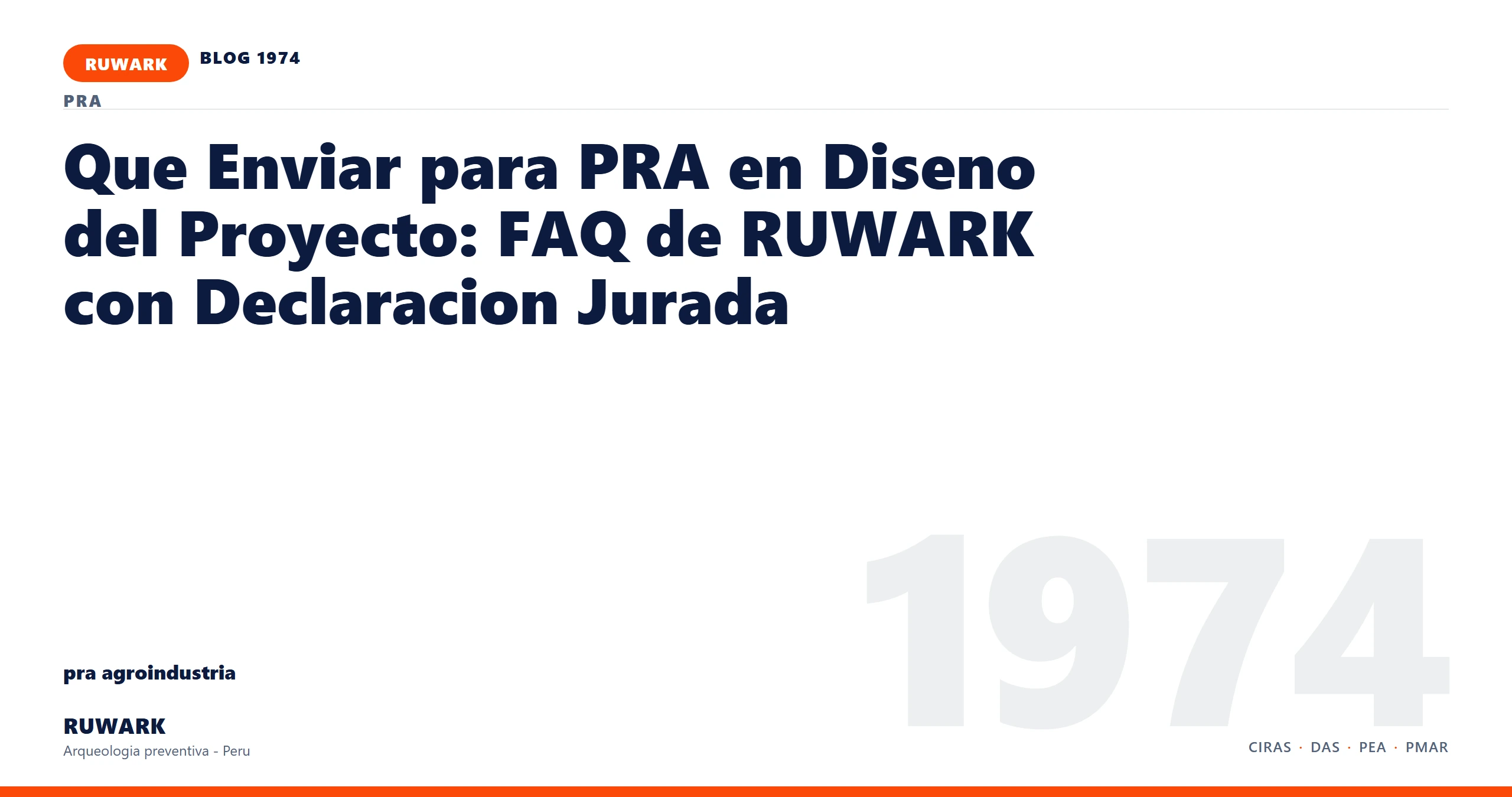 actas - RUWARK arqueologia preventiva Peru